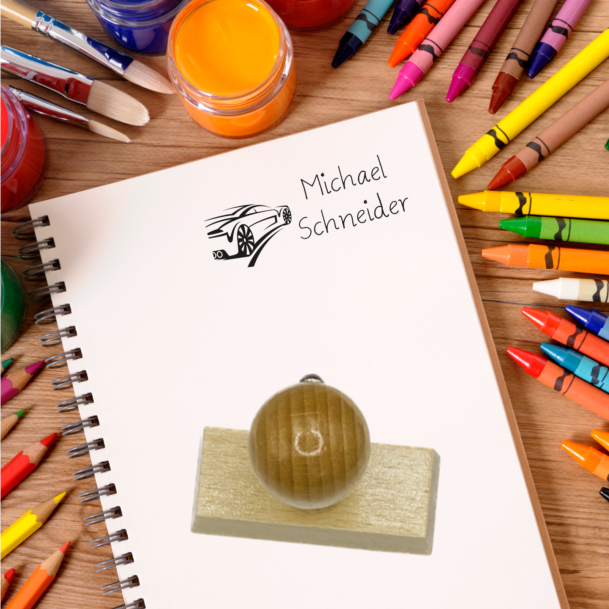 Dein individueller Namensstempel „Michael“ | 59 x 22 mm