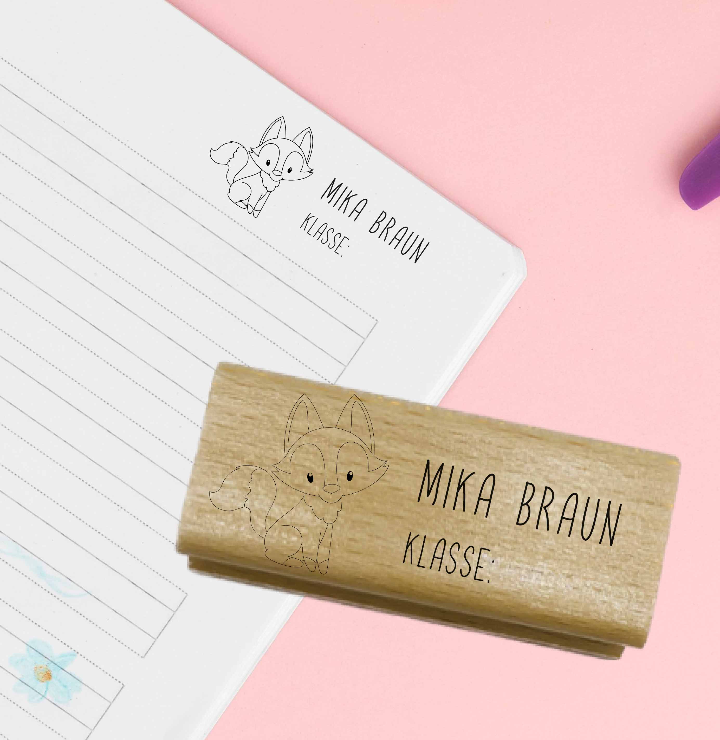 Dein individueller Namensstempel „Mika“ | 59 x 22 mm