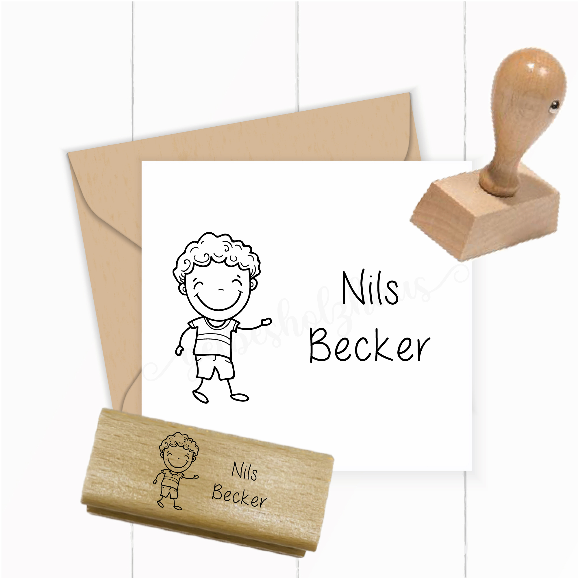 Dein individueller Namensstempel „Nils“ | 50 x 30 mm