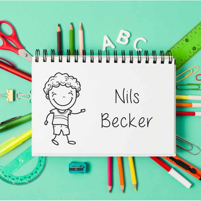 Dein individueller Namensstempel „Nils“ | 50 x 30 mm