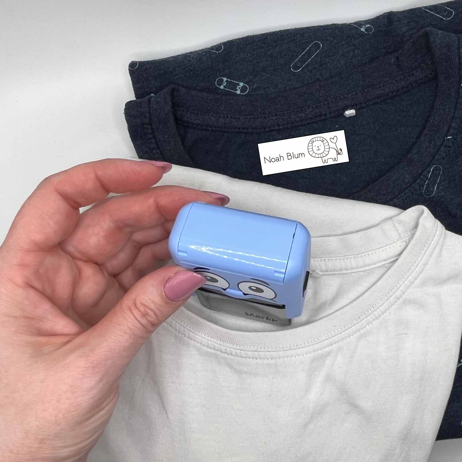 Dein personalisierter Textilstempel „Löwe“ | 38 x 14 mm