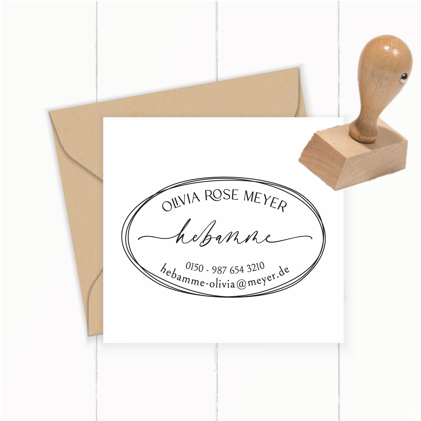 Adressstempel für Hebammen & Geburtshelfer – personalisiert
