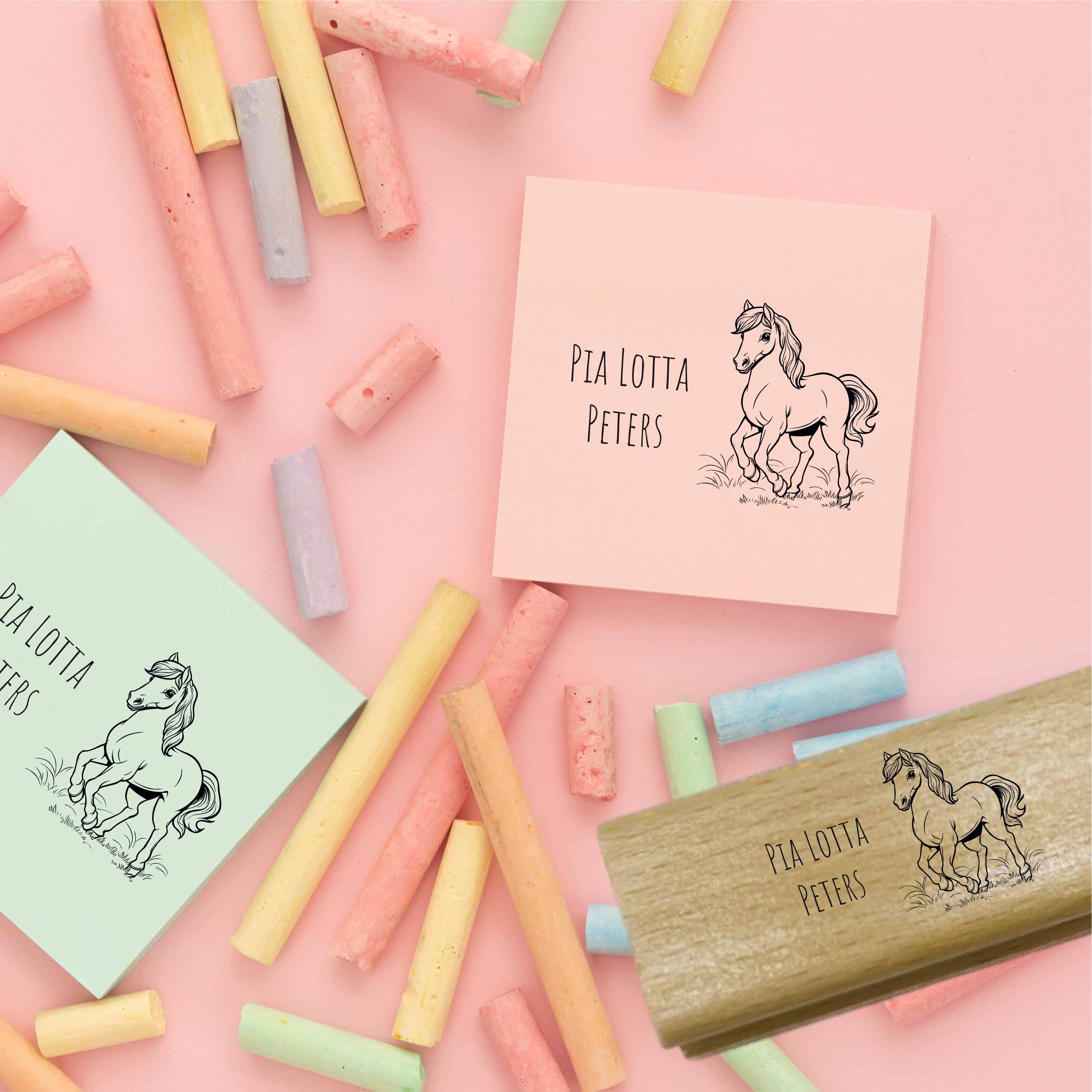 Dein individueller Namensstempel „Pia“ | 50 x 30 mm