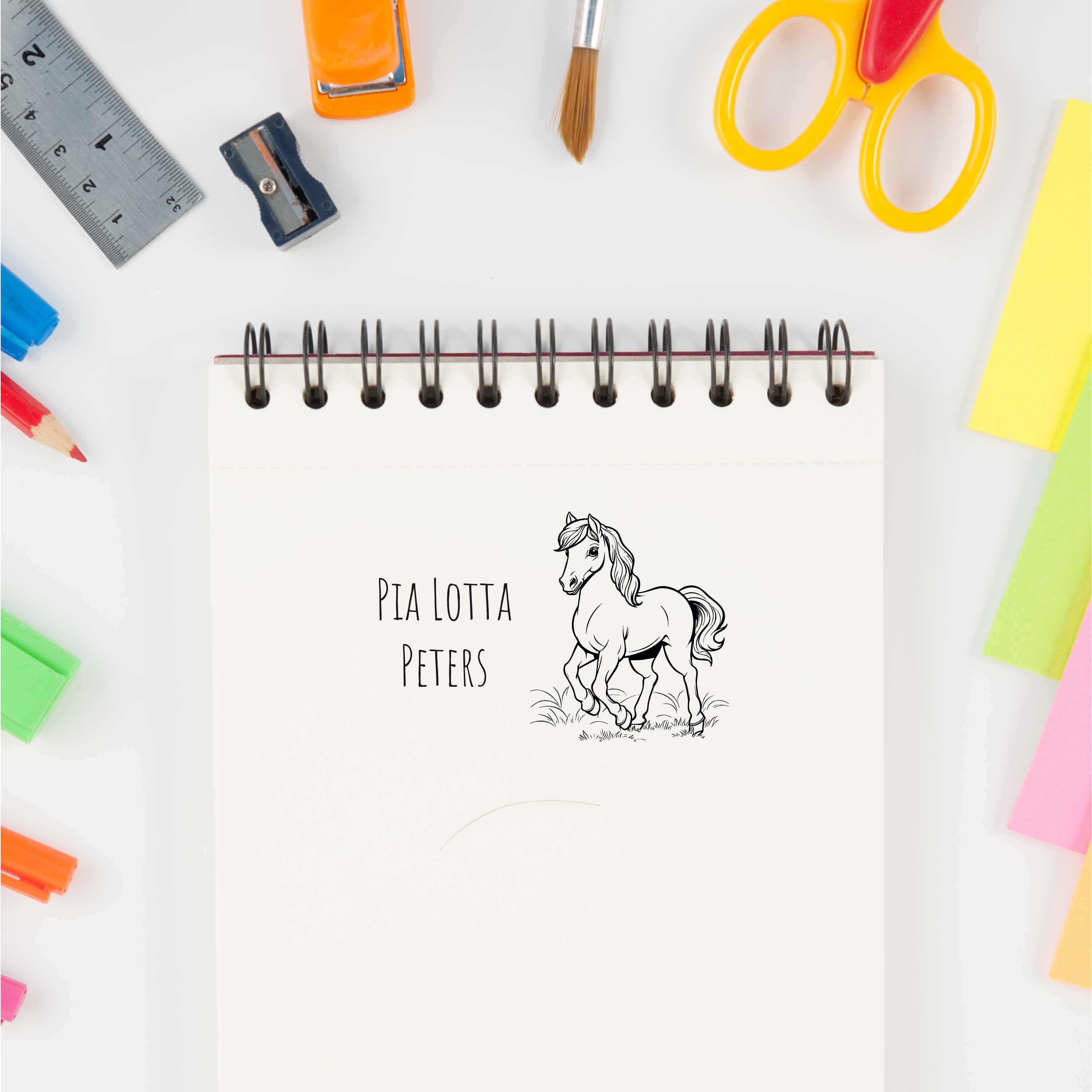 Dein individueller Namensstempel „Pia“ | 50 x 30 mm