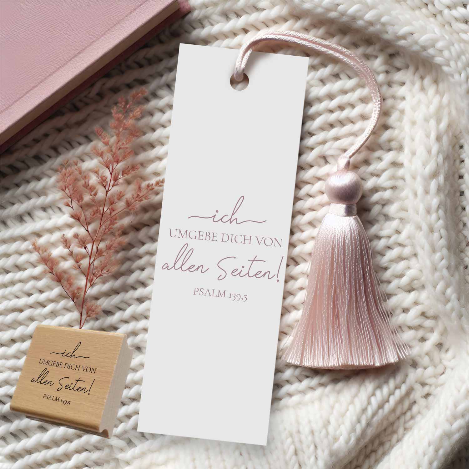 Bibelversstempel - Ich umgebe dich von allen Seiten! Psalm 139,5