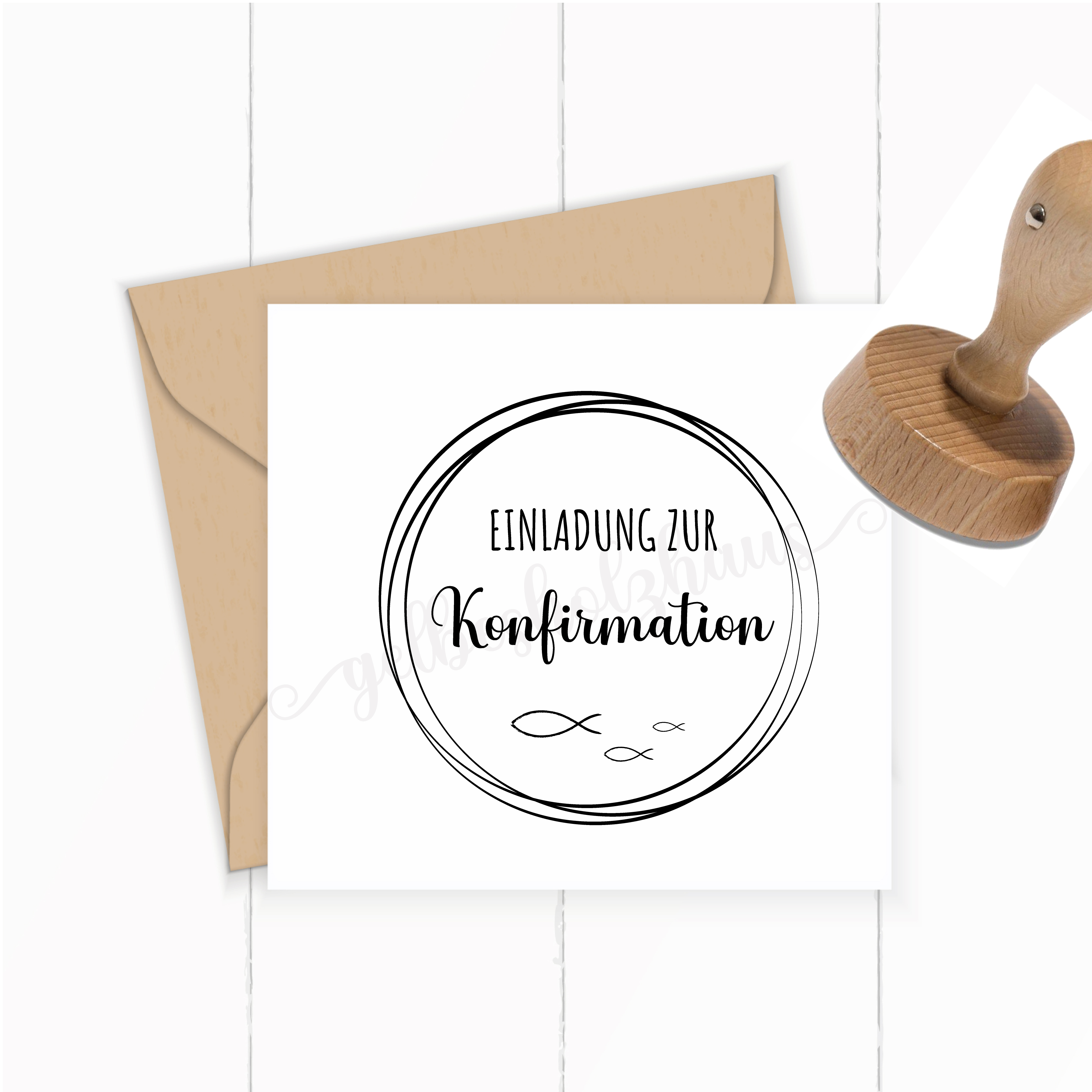 STEMPEL "EINLADUNG zur Konfirmation"