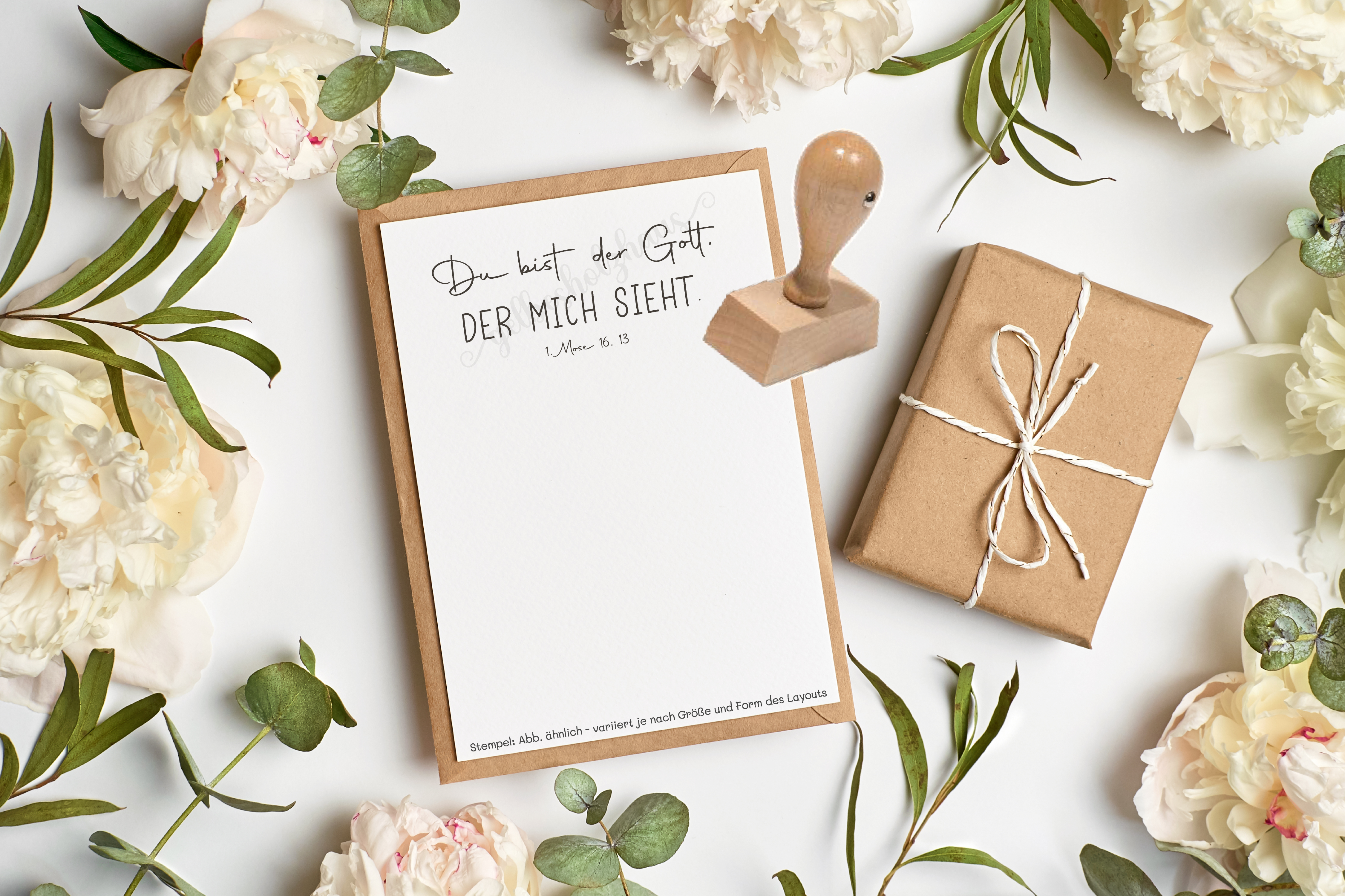 STEMPEL JahresLosung 2023 "Du bist der Gott, der mich sieht 1. Mose 16,13"