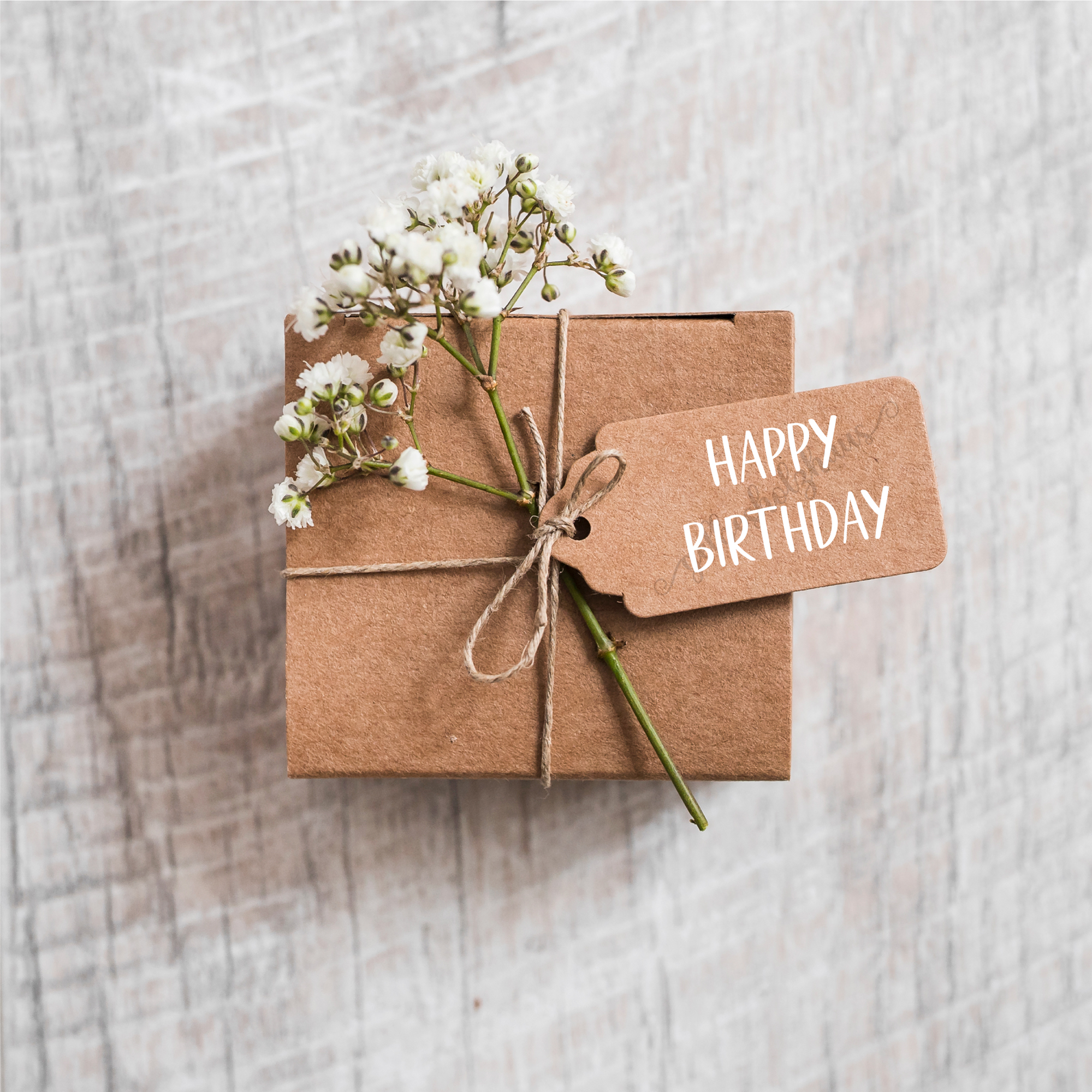 Geburtstags STEMPEL "Happy Birthday"