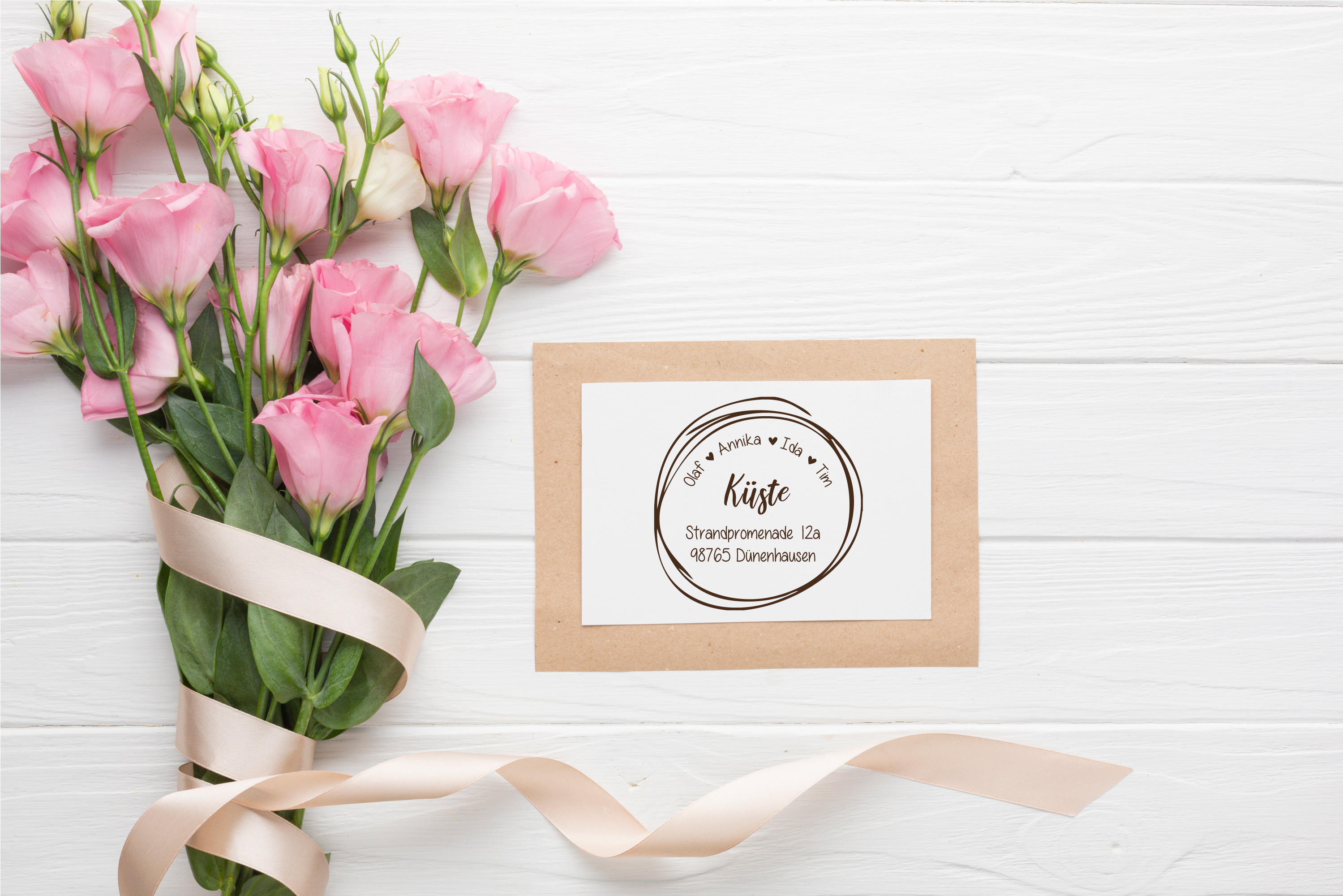 Personalisierter Adresstempel "Milli" | 4–10 cm 