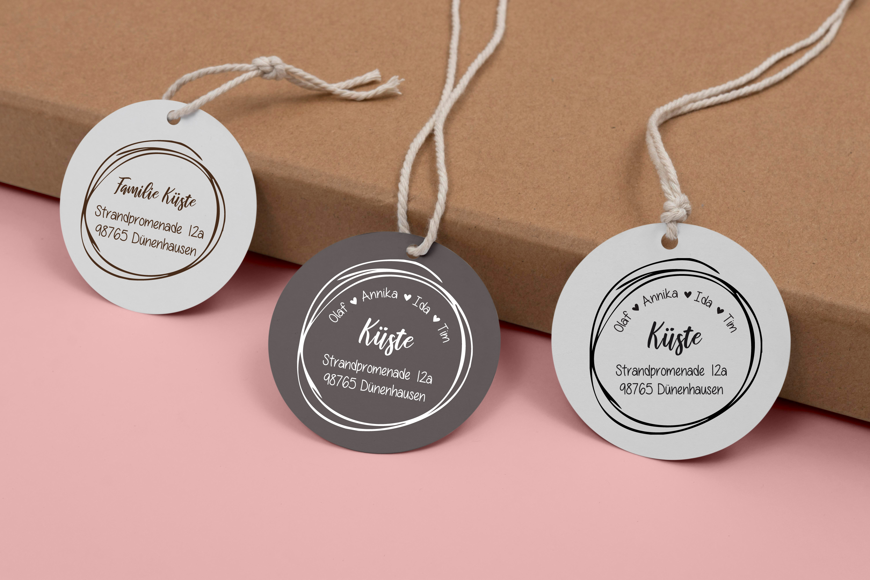 Personalisierter Adresstempel "Milli" | 4–10 cm 