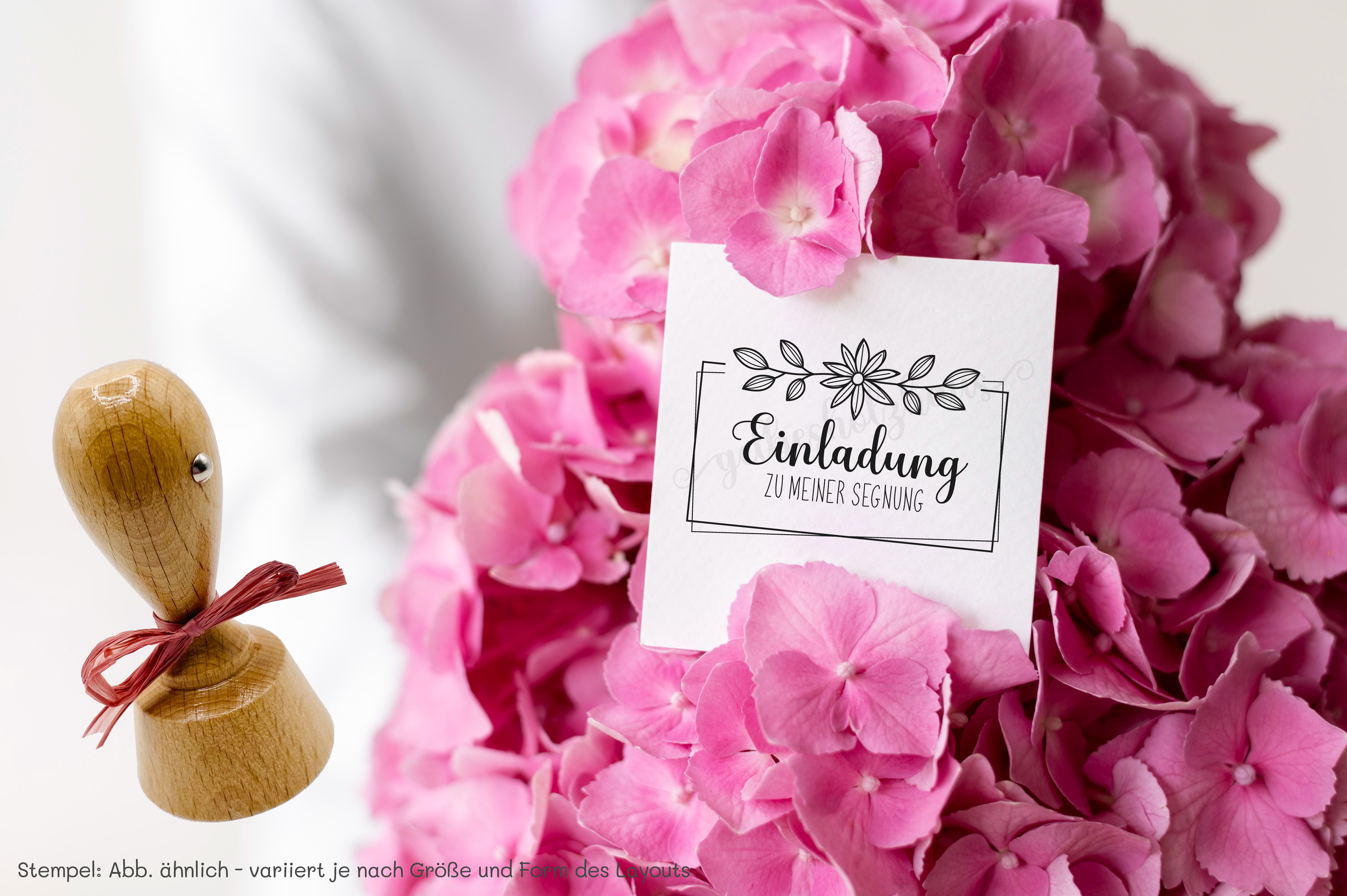 STEMPEL "EINLADUNG zu meiner Segnung"