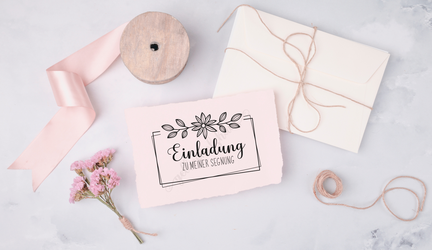 STEMPEL "EINLADUNG zu meiner Segnung"