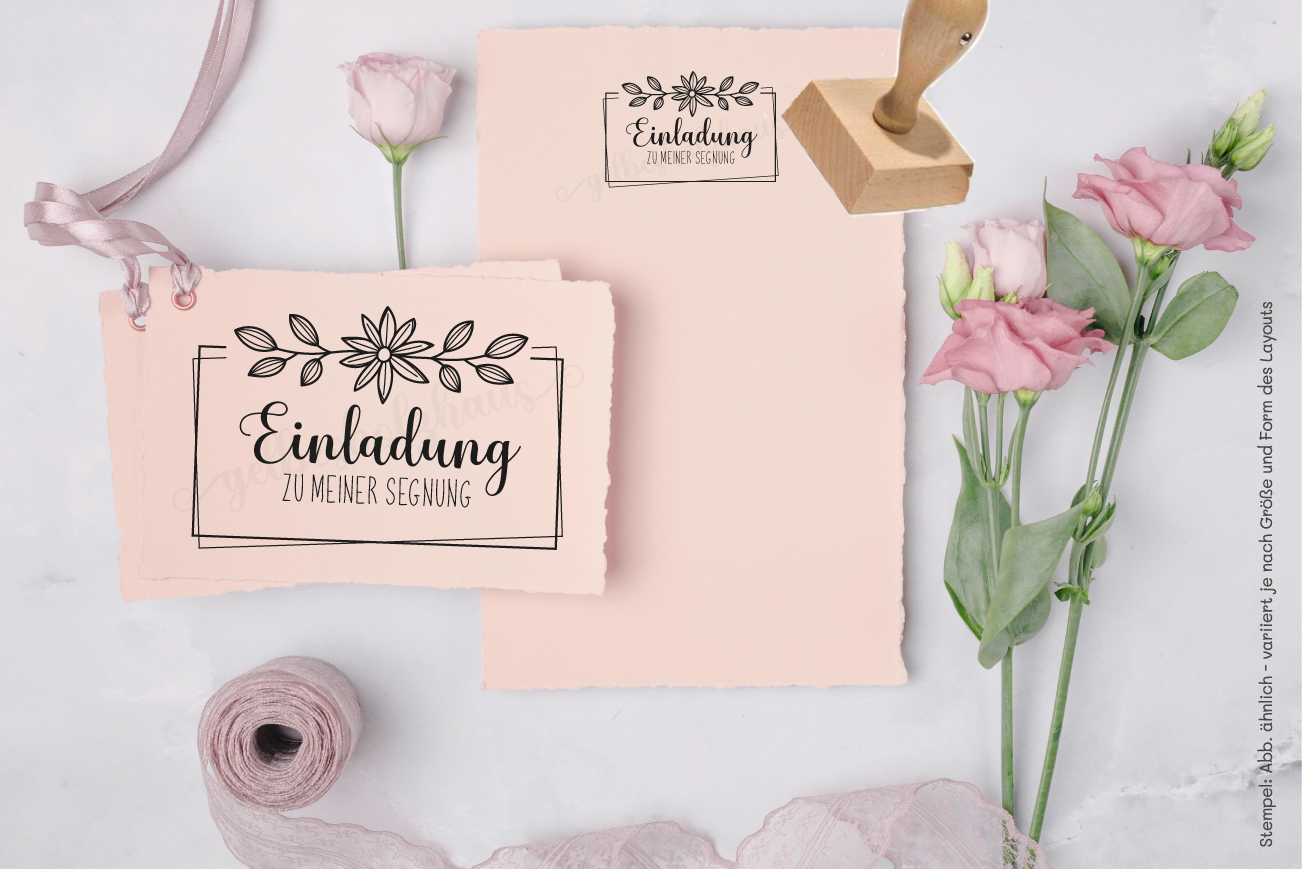 STEMPEL "EINLADUNG zu meiner Segnung"