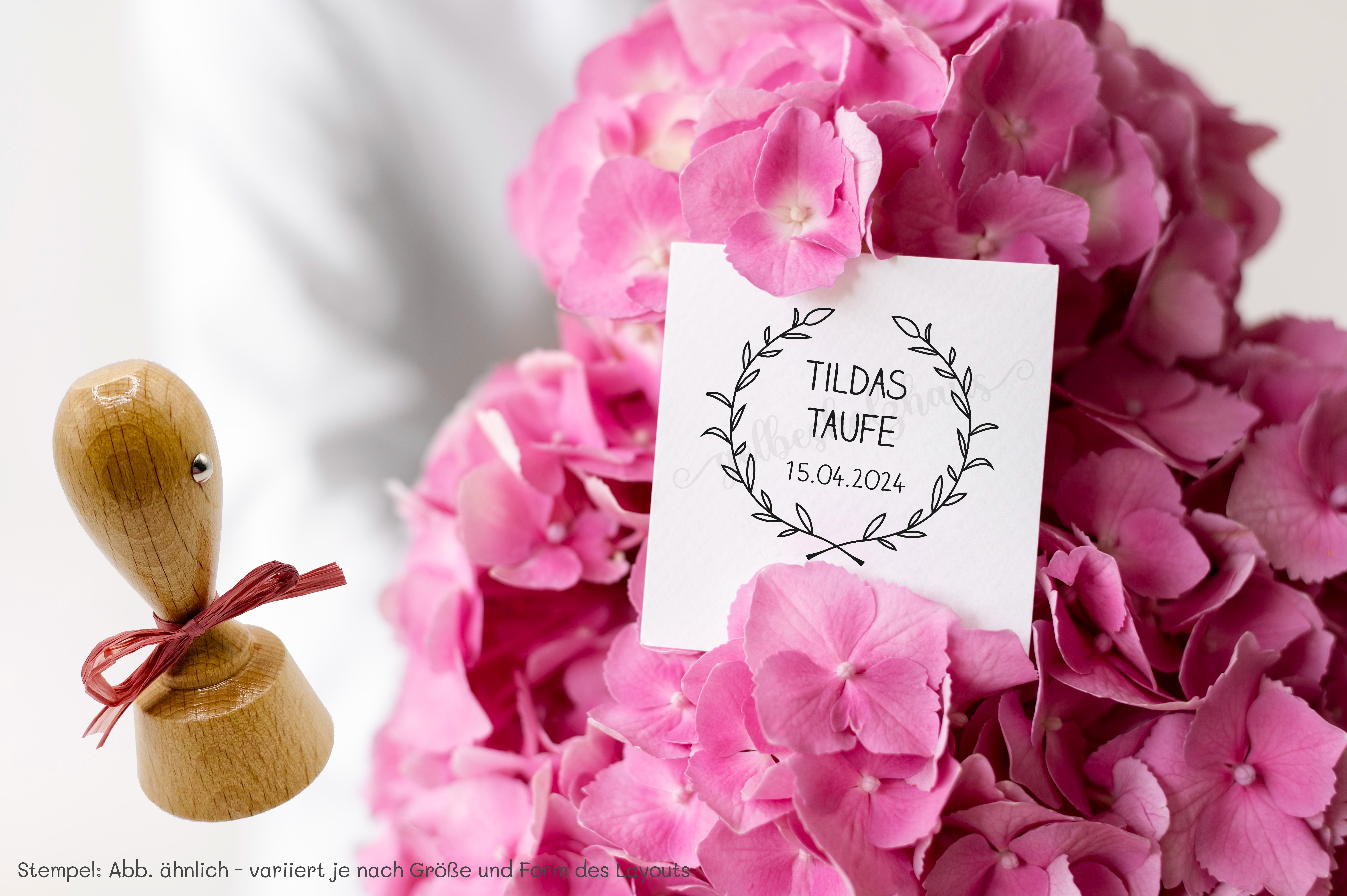 personalisierter STEMPEL zur Taufe | Konfirmation | Kommunion