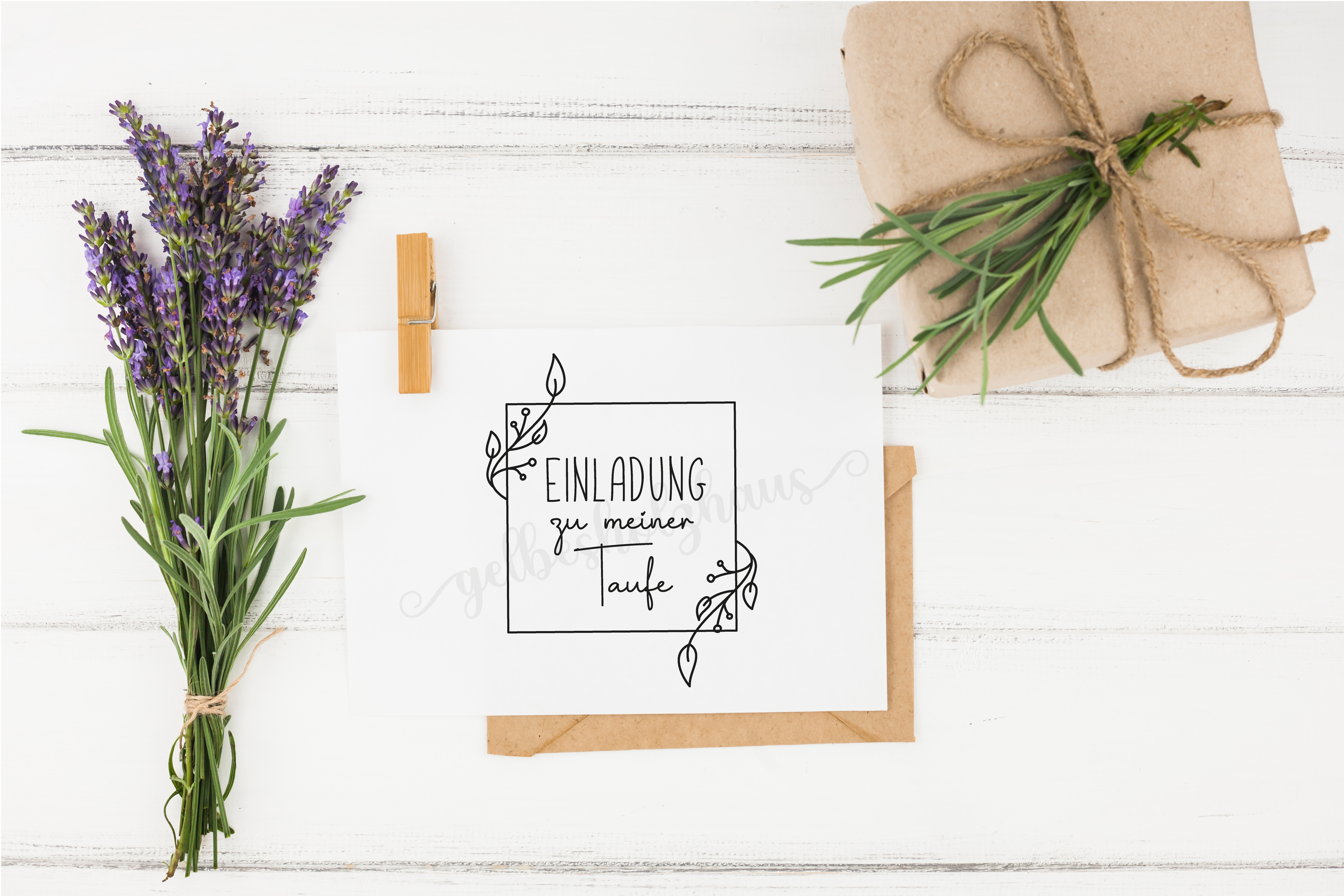 STEMPEL "EINLADUNG zu meiner Taufe"