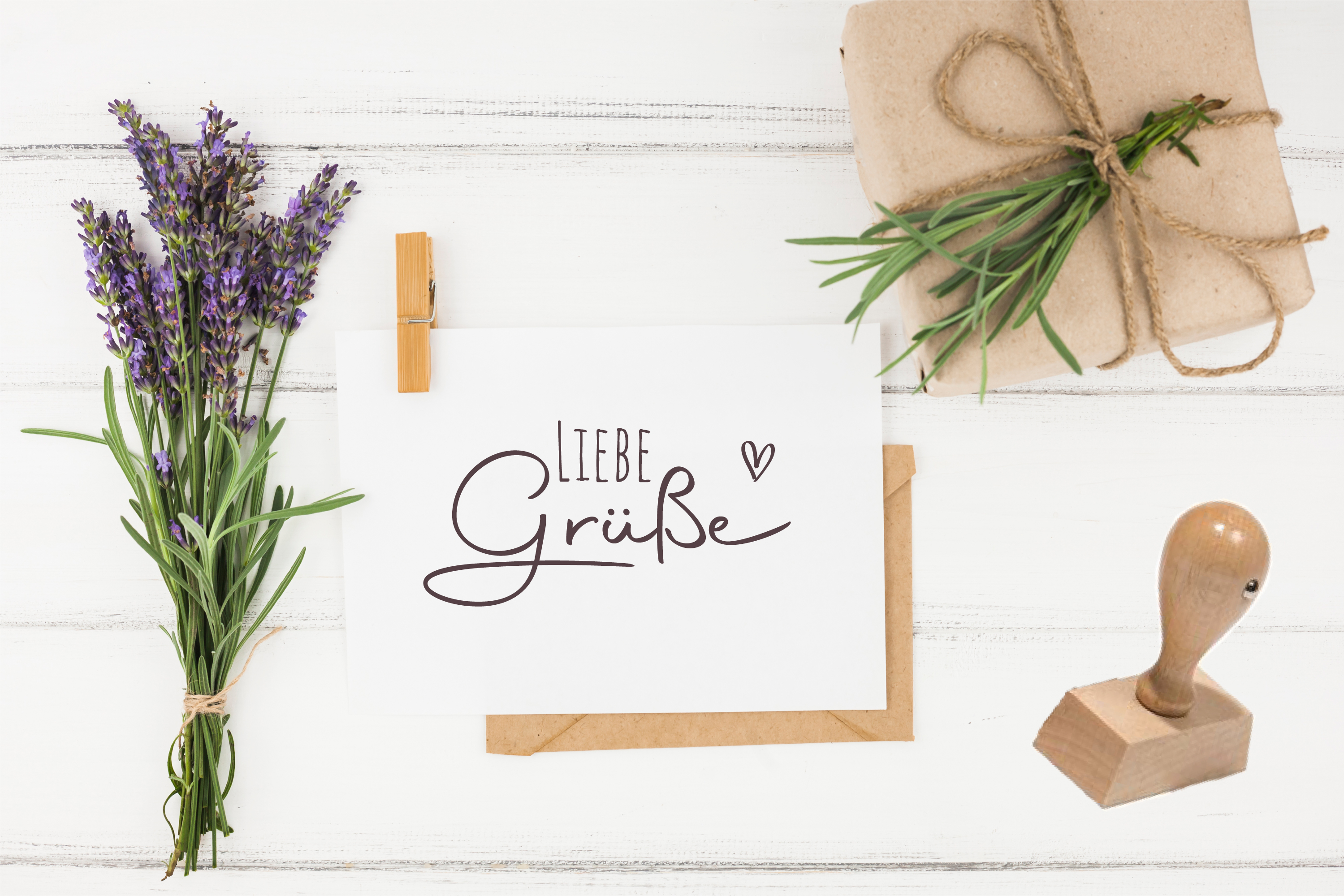 STEMPEL "liebe Grüße"