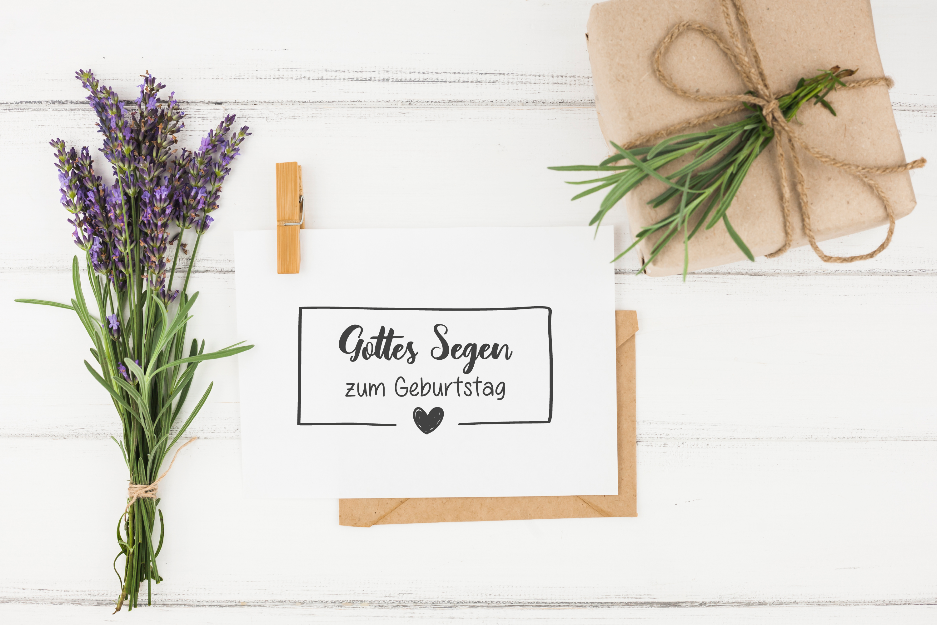 Segens-STEMPEL "Gottes Segen zum Geburtstag"