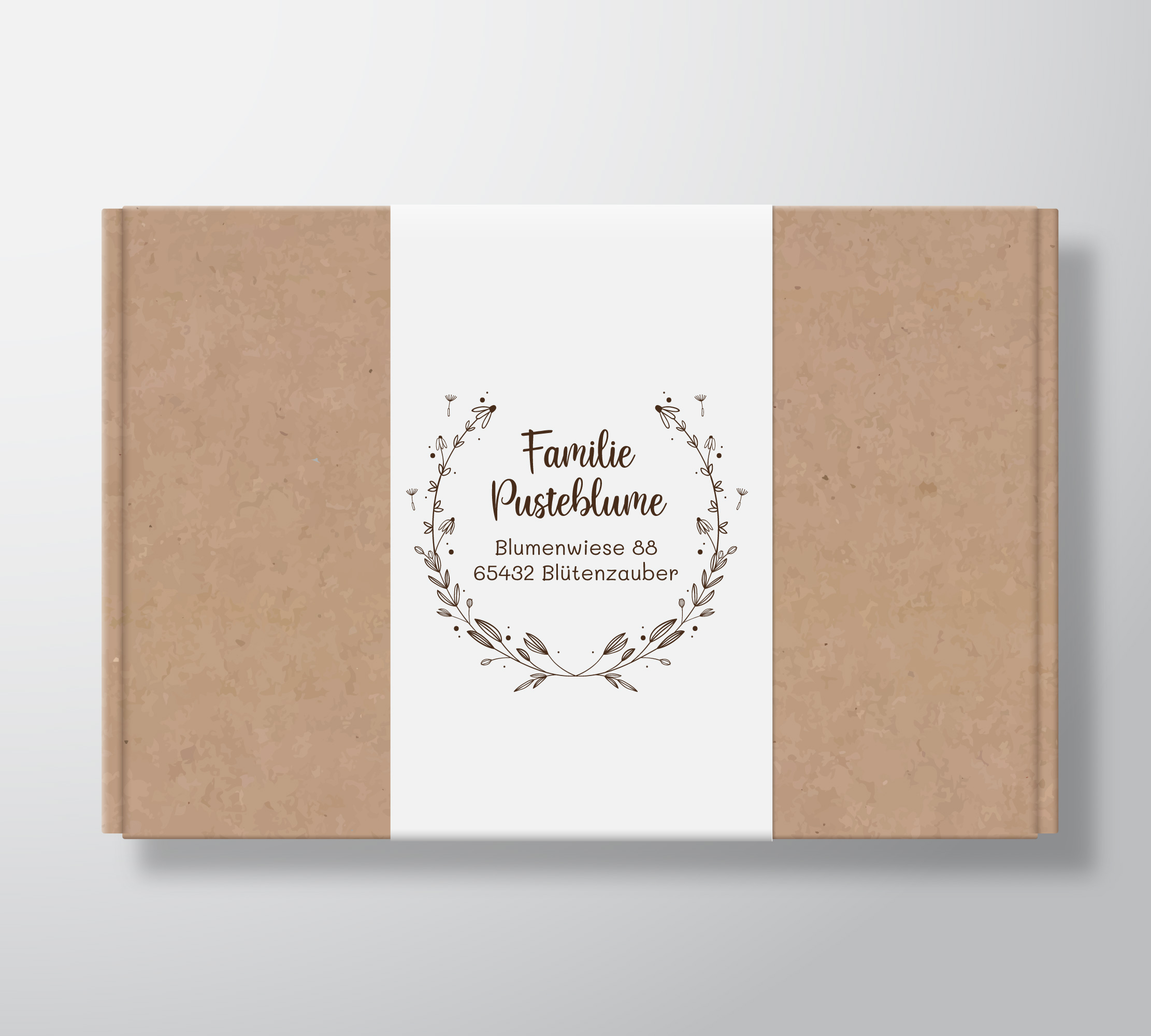 Personalisierter Adresstempel "Pusteblume" | 4–10 cm