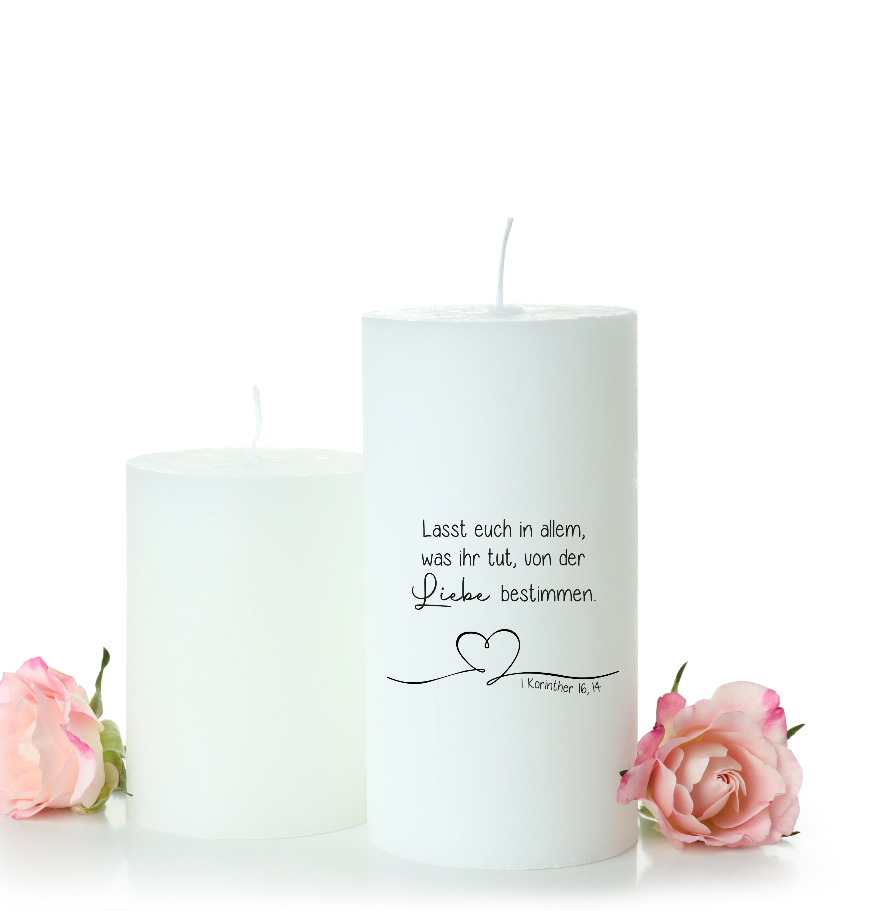 BibelversSTEMPEL "1. Korinther 16, 14 - lasst euch von der Liebe bestimmen"