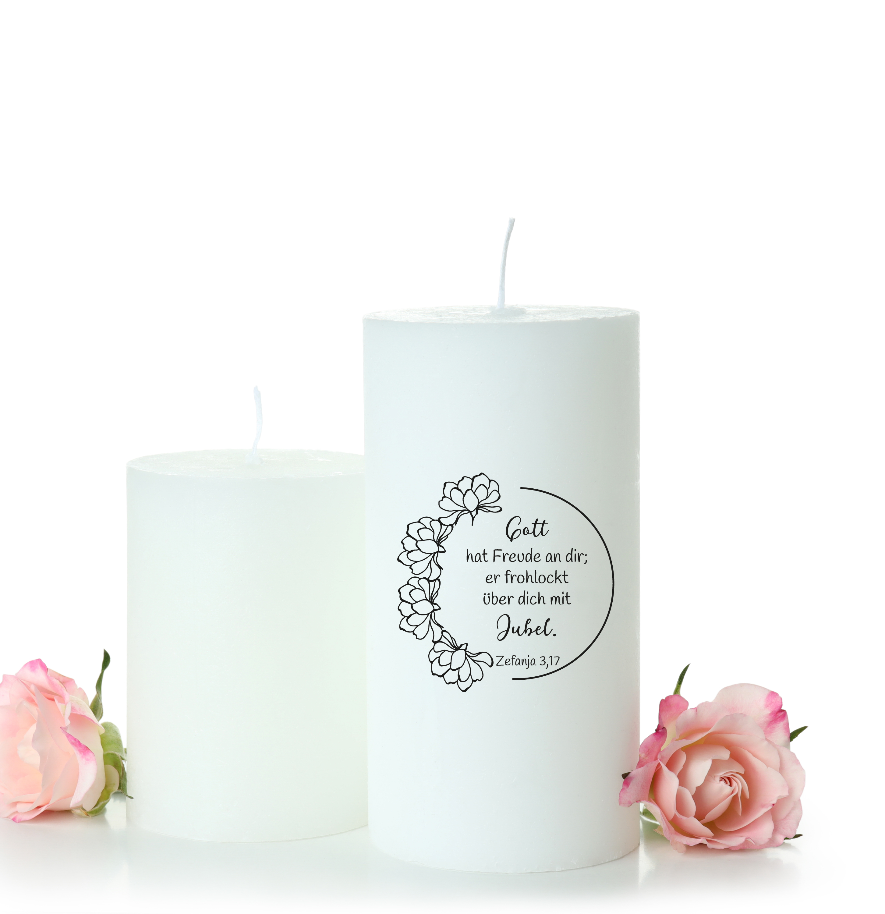 Bibelvers-STEMPEL "Zefanja 3, 17 - Gott hat Freude an dir"