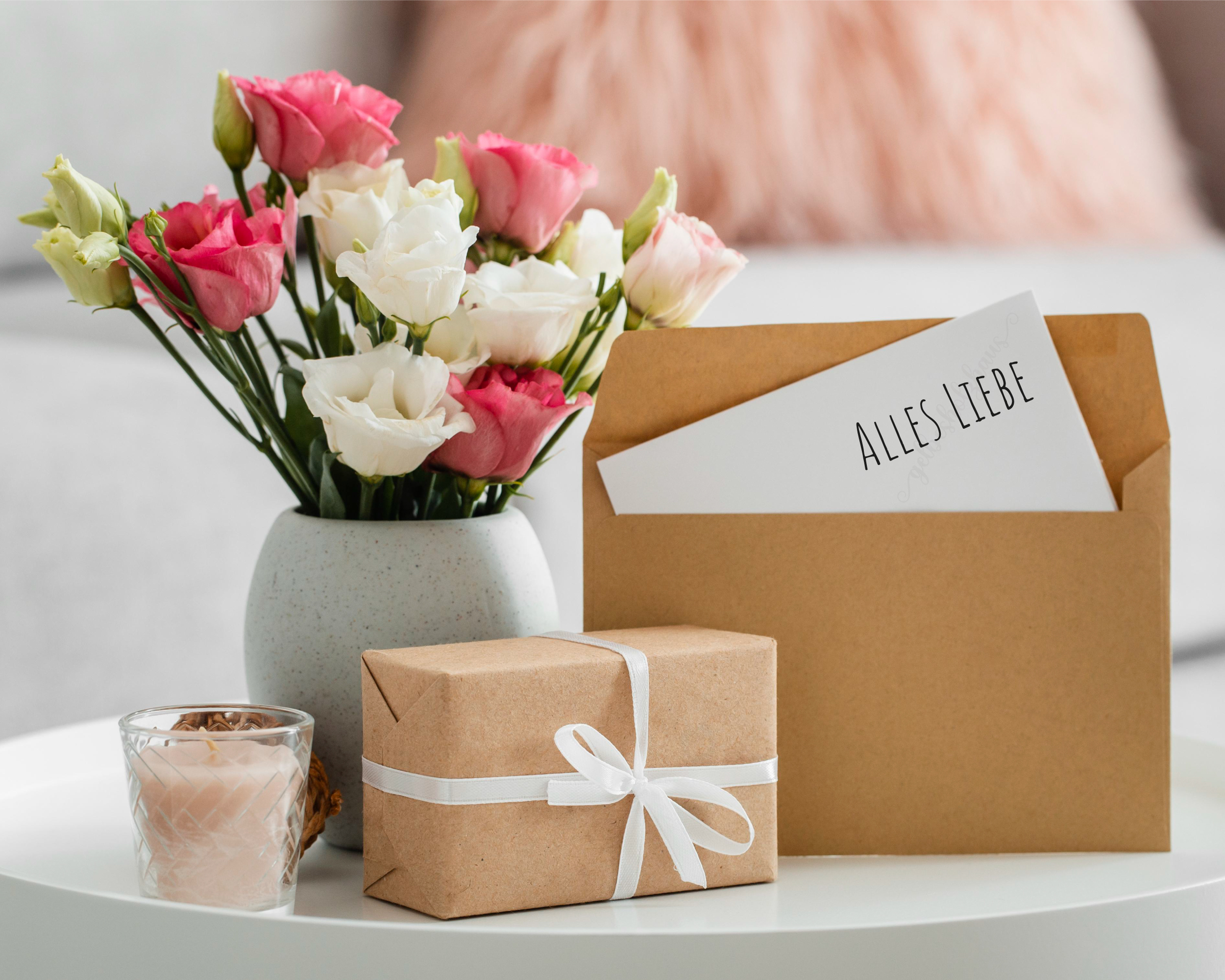 STEMPEL " alles Liebe "