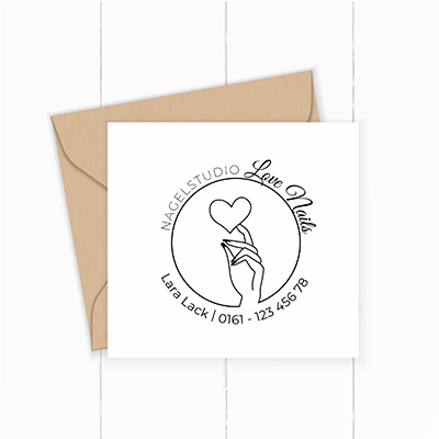 AdressSTEMPEL "Love"