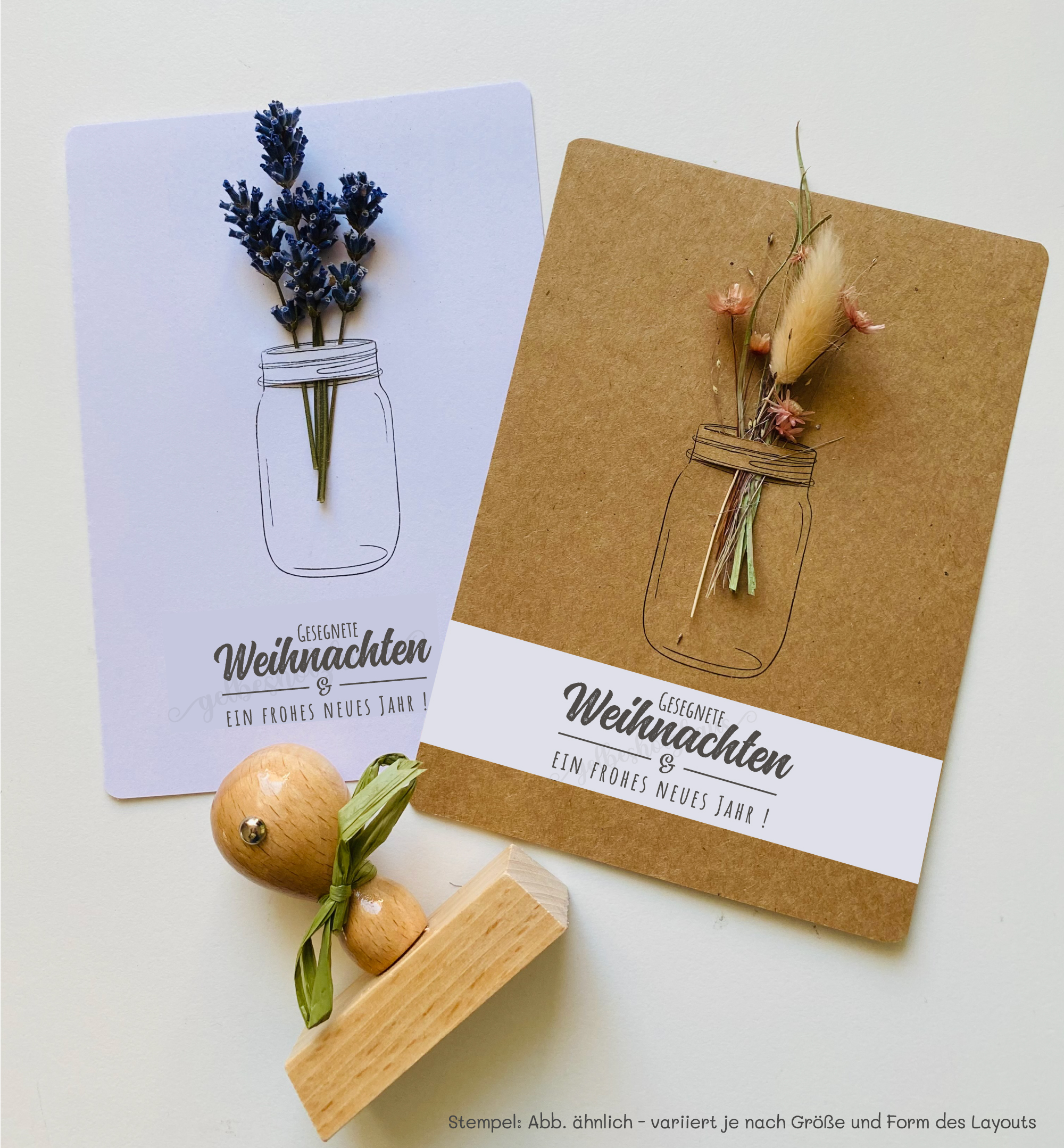 Segens STEMPEL "Gesegnete Weihnachten und ein frohes neues Jahr!"