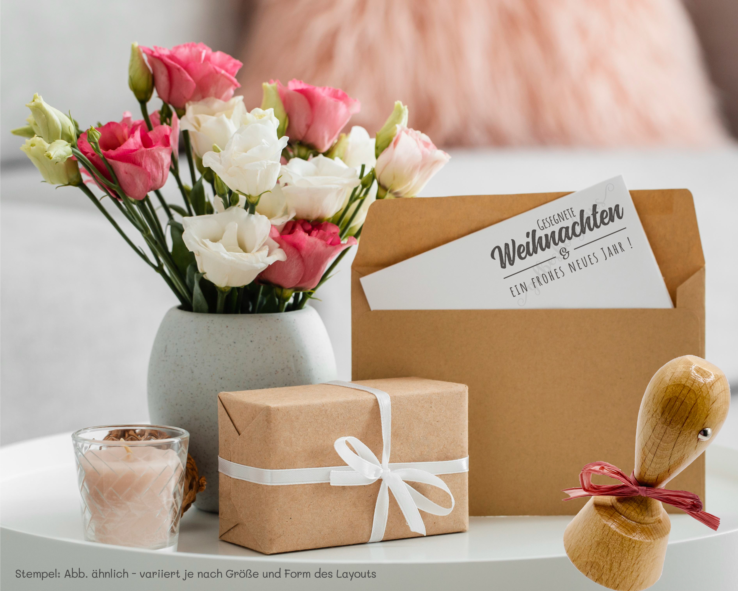 Segens STEMPEL "Gesegnete Weihnachten und ein frohes neues Jahr!"