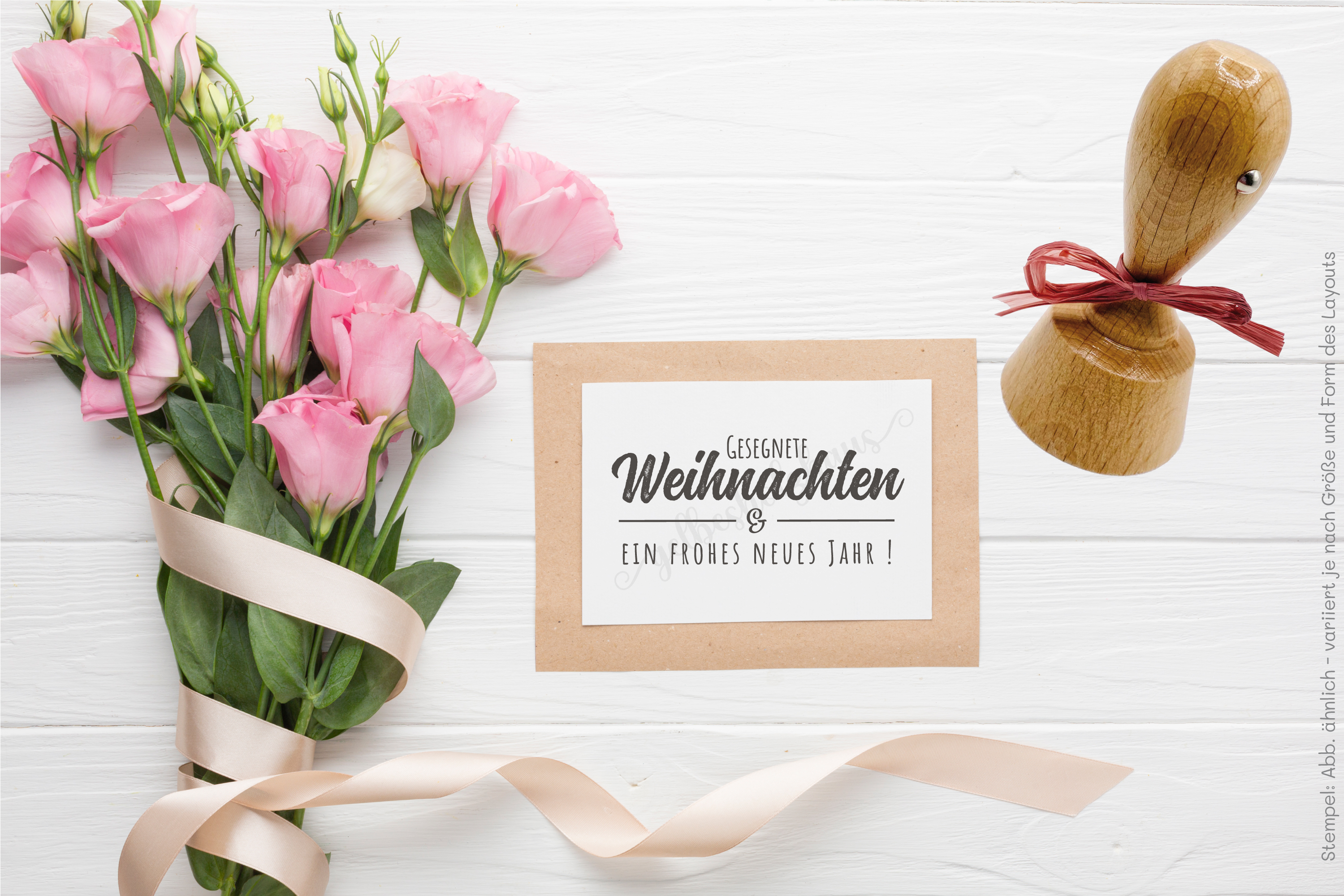 Segens STEMPEL "Gesegnete Weihnachten und ein frohes neues Jahr!"