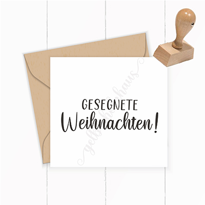 Segens STEMPEL "Gesegnete Weihnachten!"