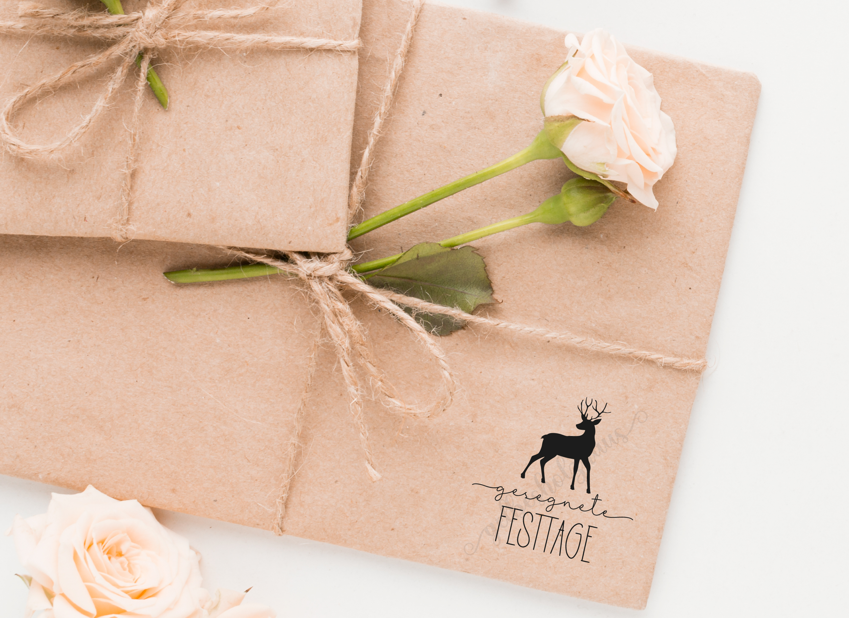 Weihnachts STEMPEL "gesegnete Festtage"