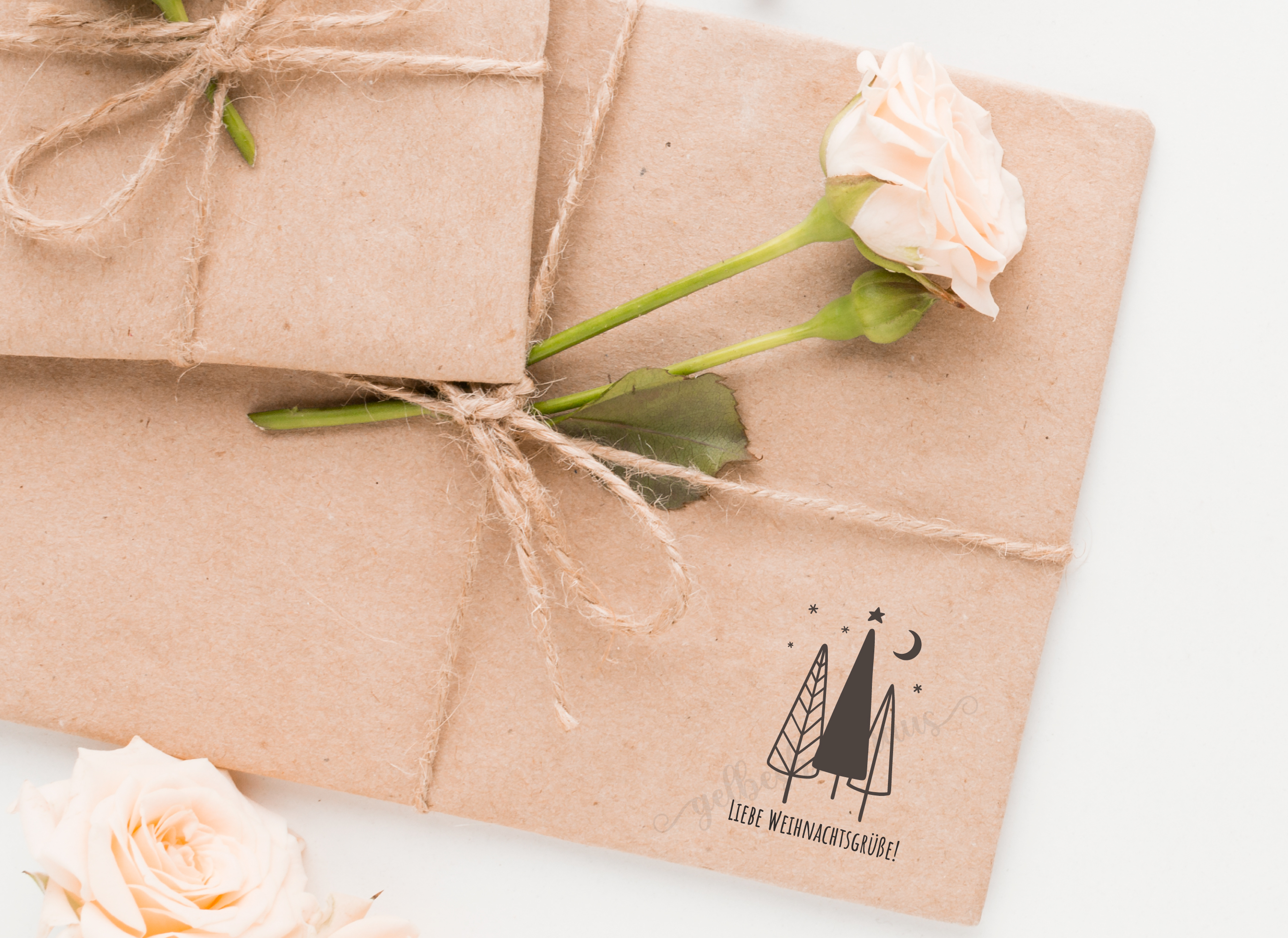 Weihnachts-STEMPEL "Liebe Weihnachtsgrüße !"