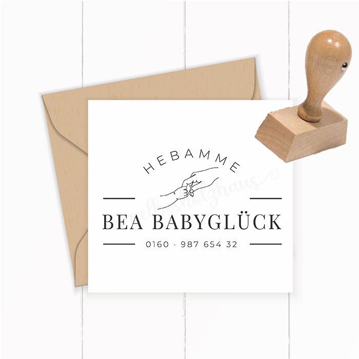 STEMPEL für Hebammen und Geburtshelfer "Bea" paßt perfekt ins Mutterpass-Feld