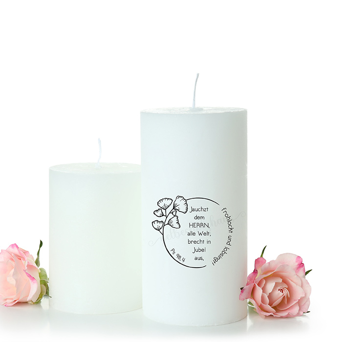 BibelversSTEMPEL "Psalm 98, 4 - Jauchzt dem Herrn, alle Welt"