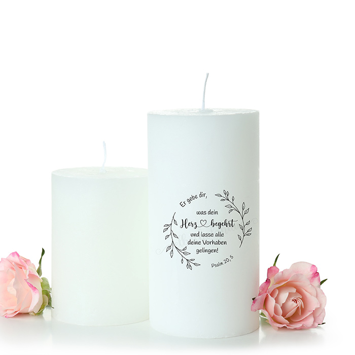 BibelversSTEMPEL - Er gebe dir, was dein Herz begehrt - Psalm 20, 5 