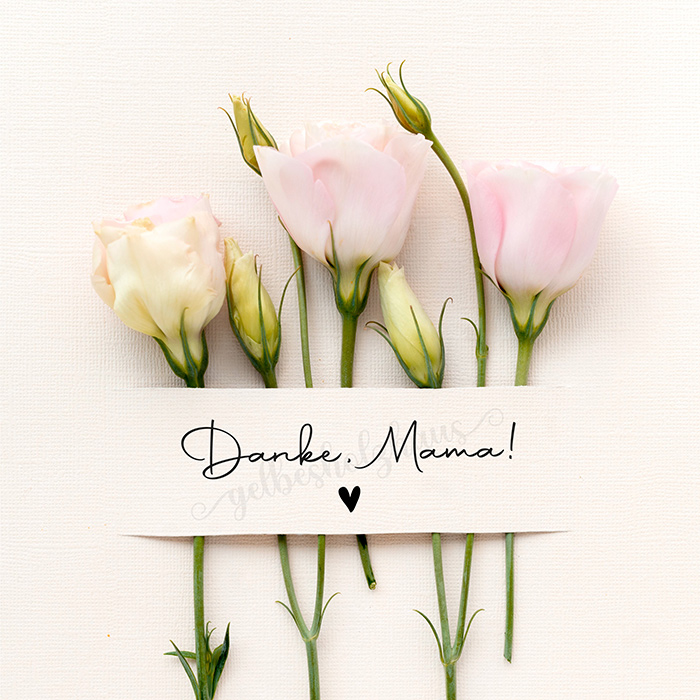 Muttertags - STEMPEL "Danke, Mama!" 