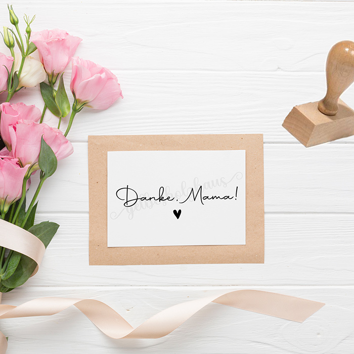 Muttertags - STEMPEL "Danke, Mama!" 