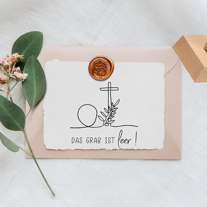 STEMPEL "Das Grab ist leer!" 