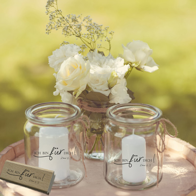 Bibelvers-STEMPEL "Römer 8, 31 - Ich bin für dich!"