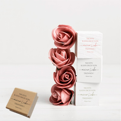 Bibelvers-STEMPEL "Römer 8,39 - Nichts kann dich von meiner Liebe trennen!"