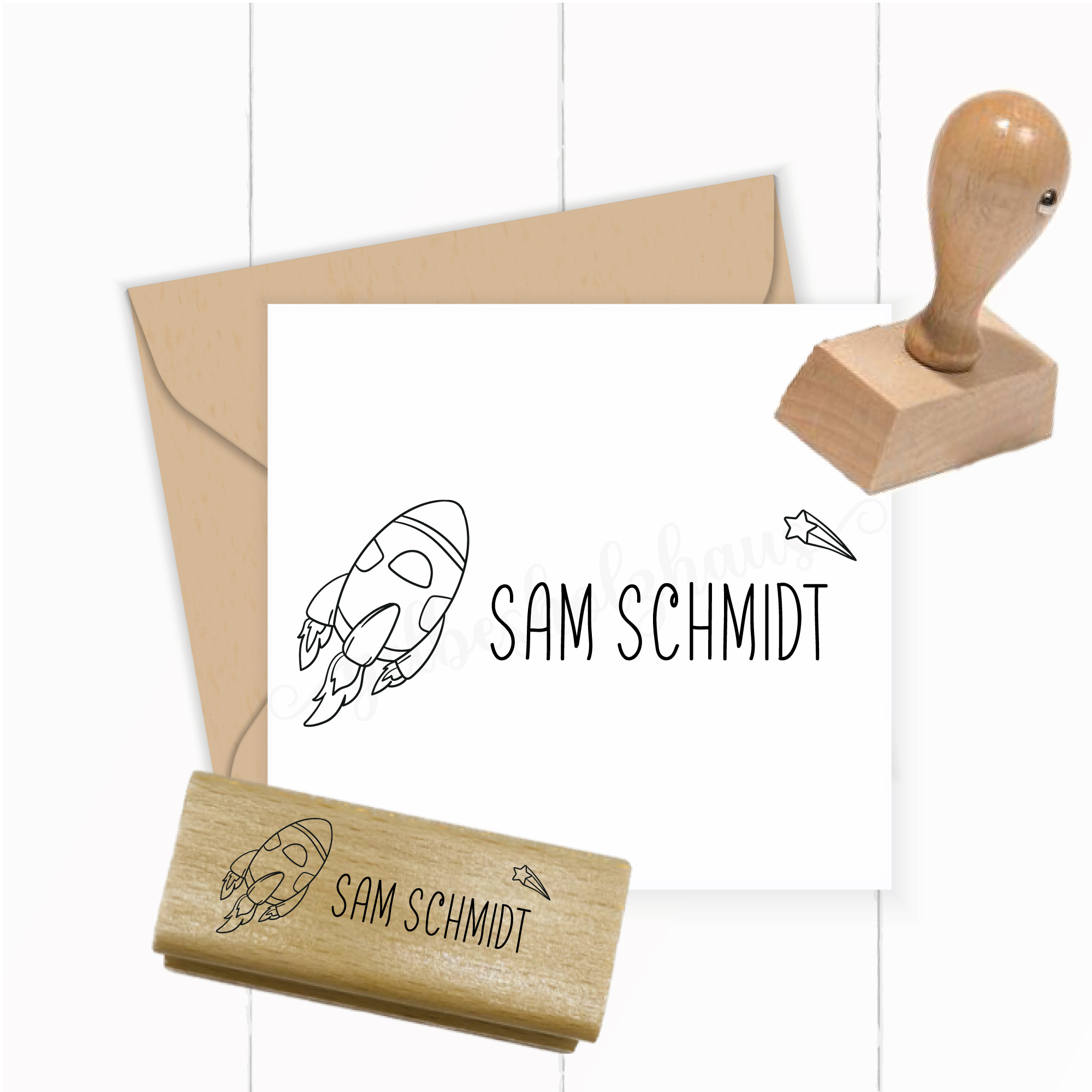 Dein individueller Namensstempel „Sam“ | 59 x 22 mm