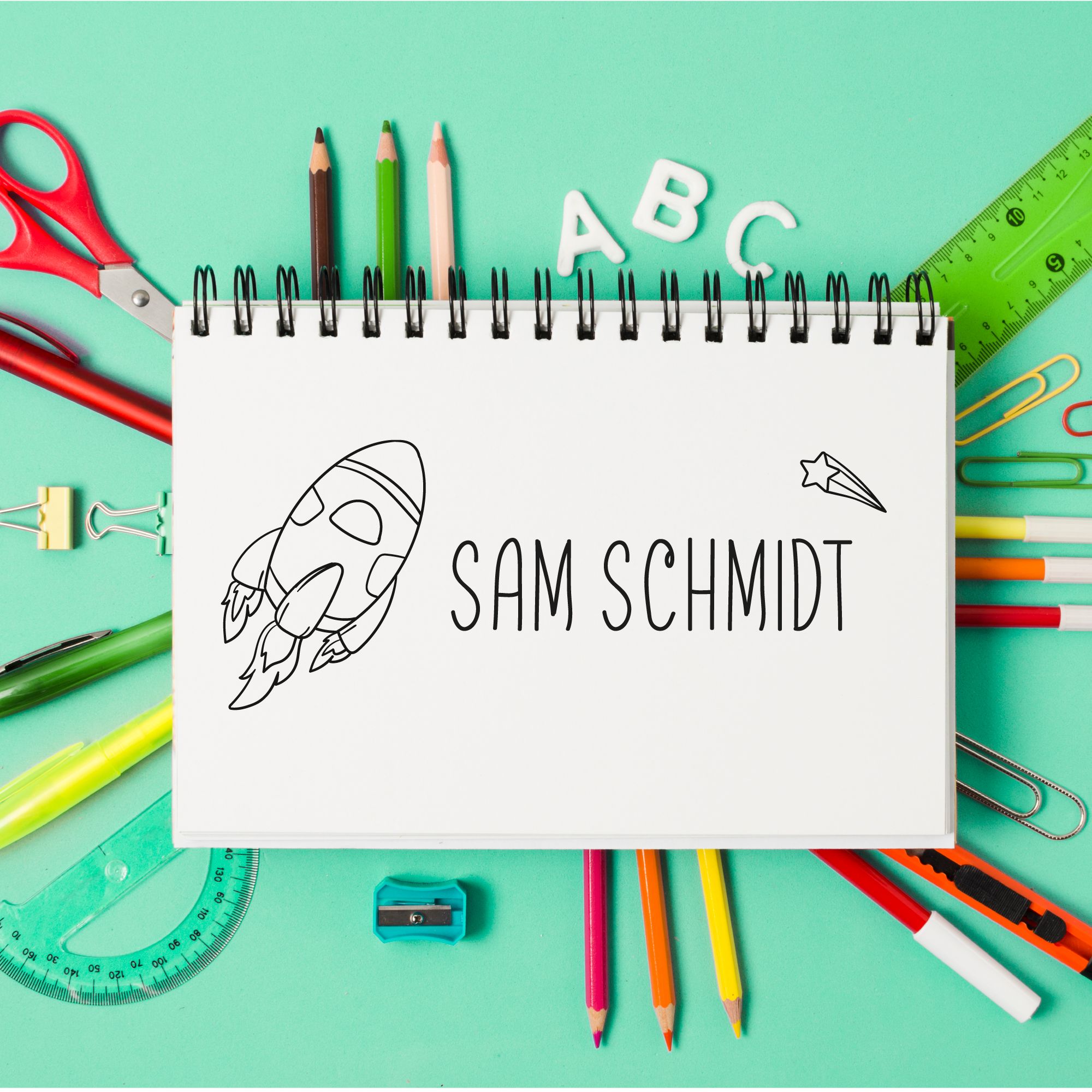 Dein individueller Namensstempel „Sam“ | 59 x 22 mm