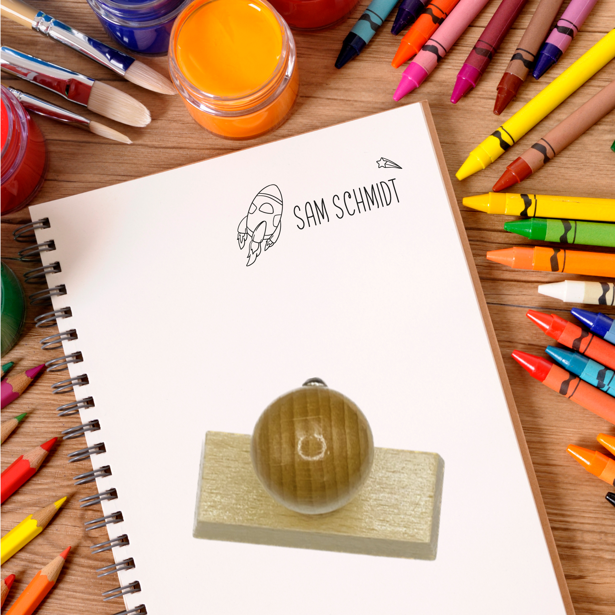 Dein individueller Namensstempel „Sam“ | 59 x 22 mm