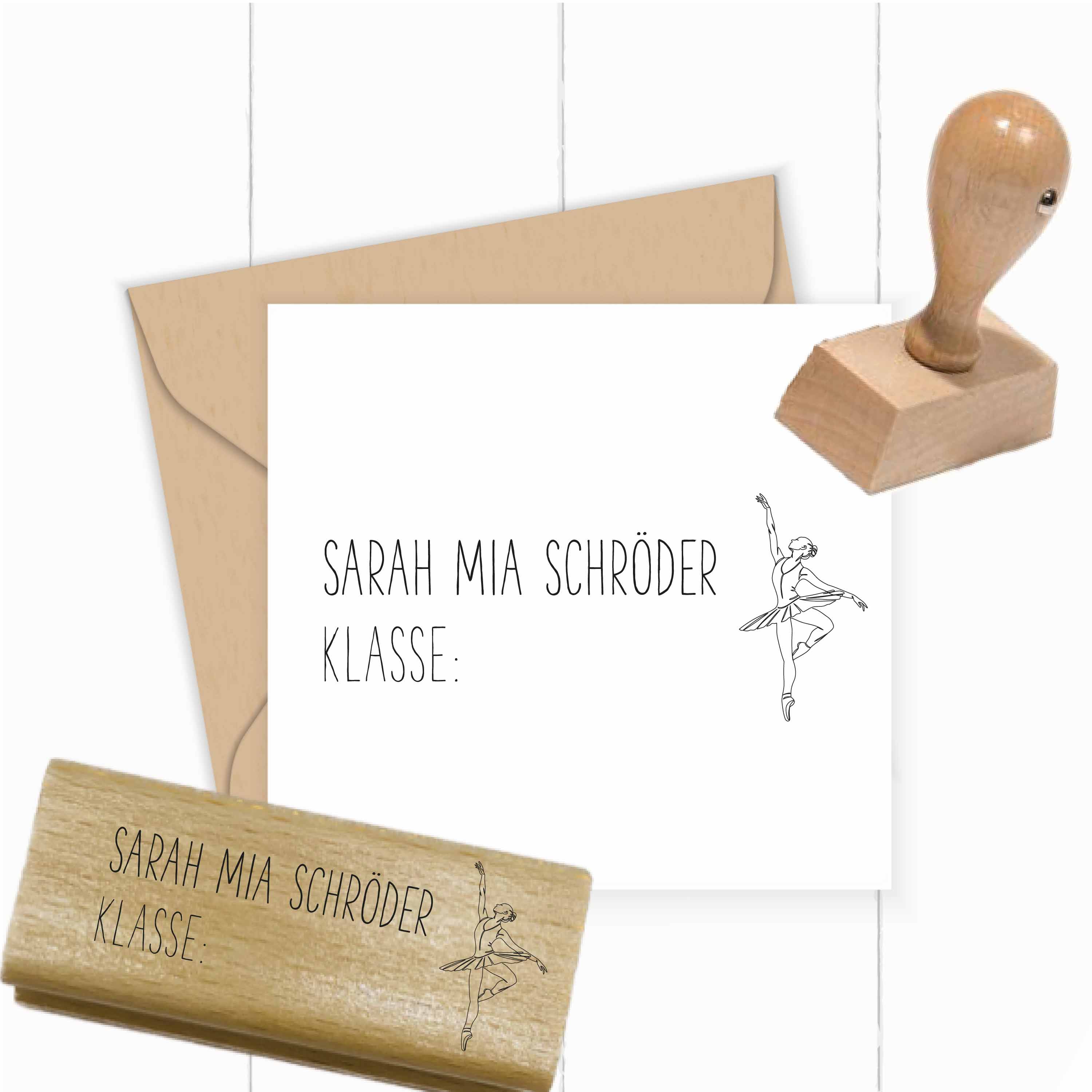 Dein individueller Namensstempel „Sarah“ | 59 x 22 mm