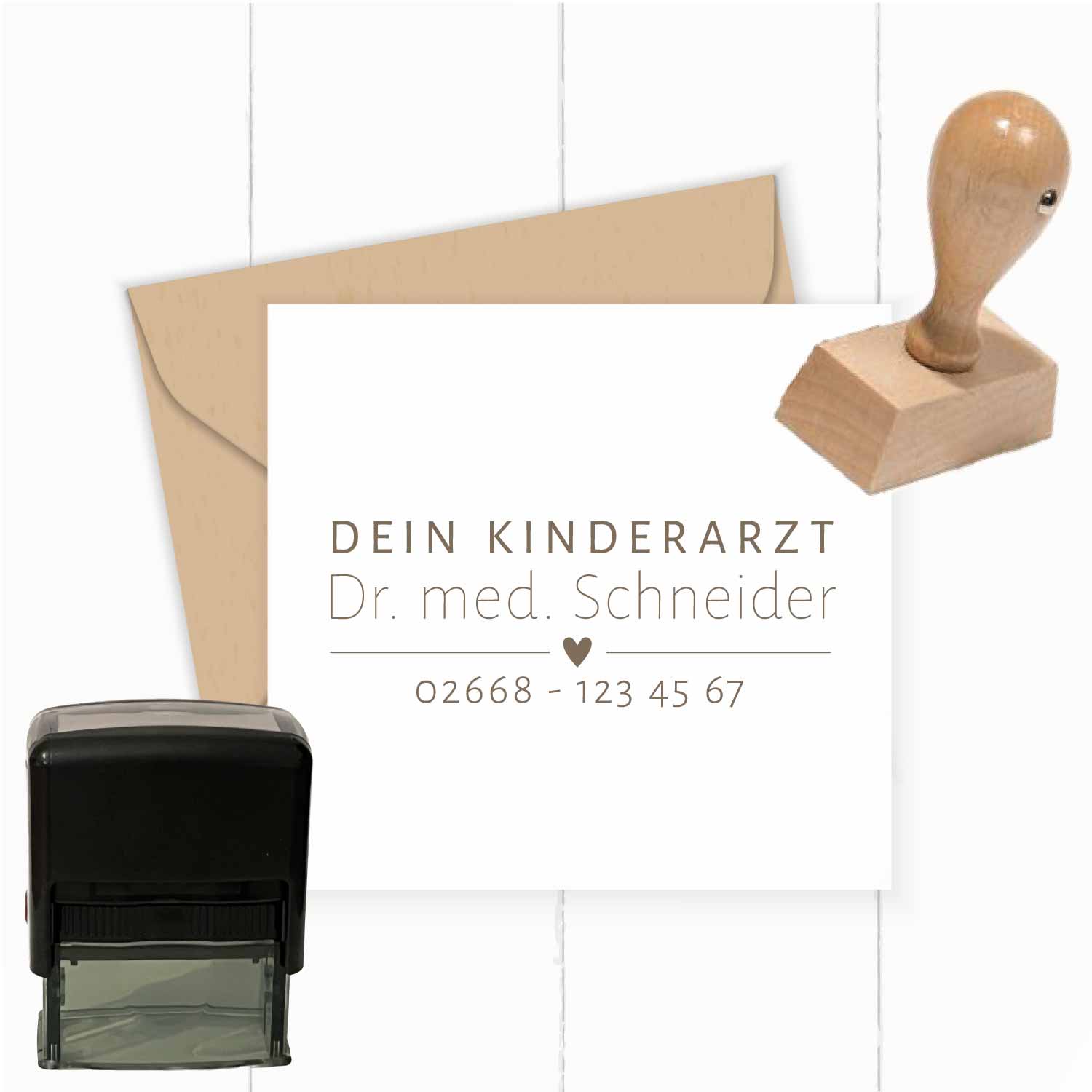 Praxisstempel | Arztstempel – passend für's Impfausweis-Feld