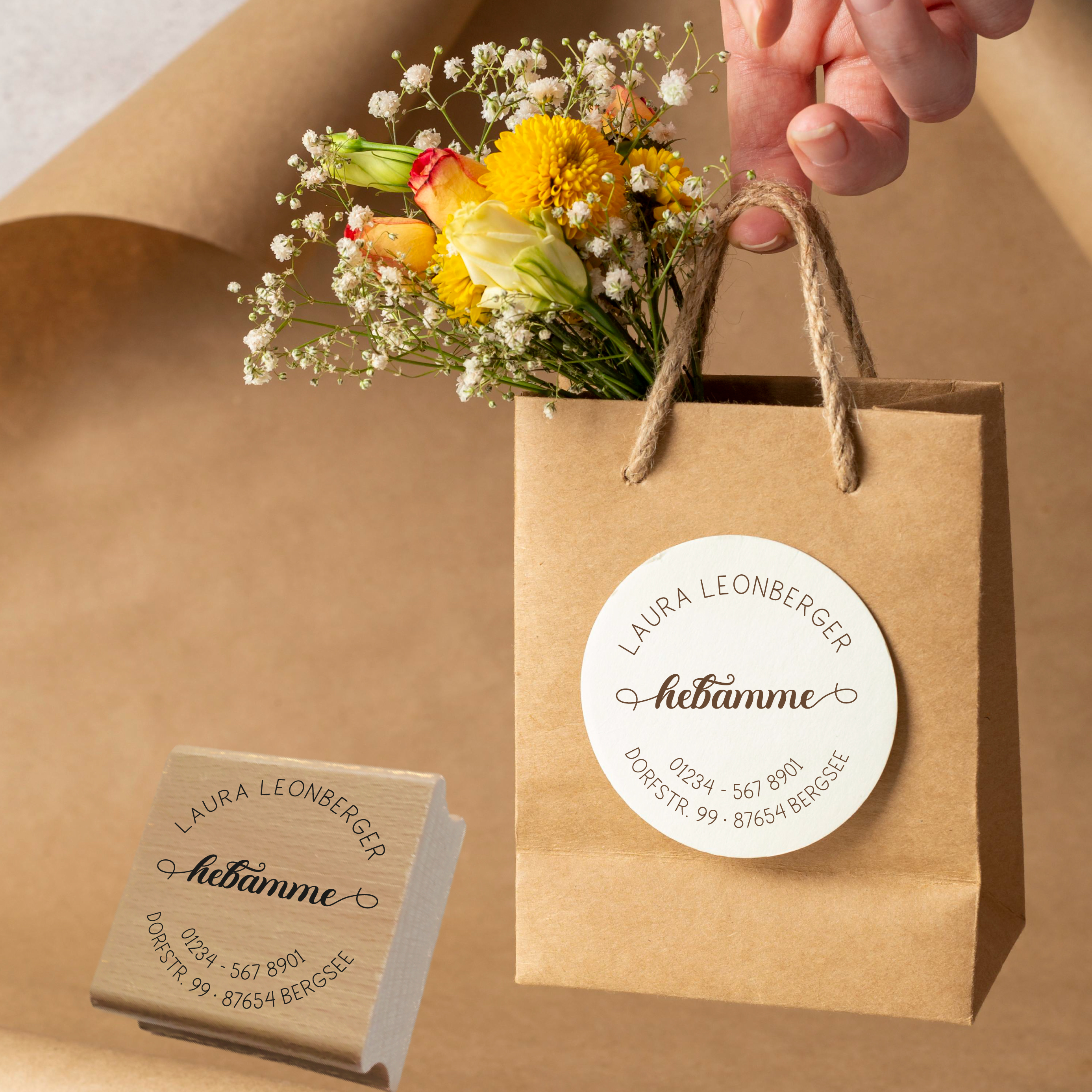 AdressSTEMPEL für Hebammen und Geburtshelfer 