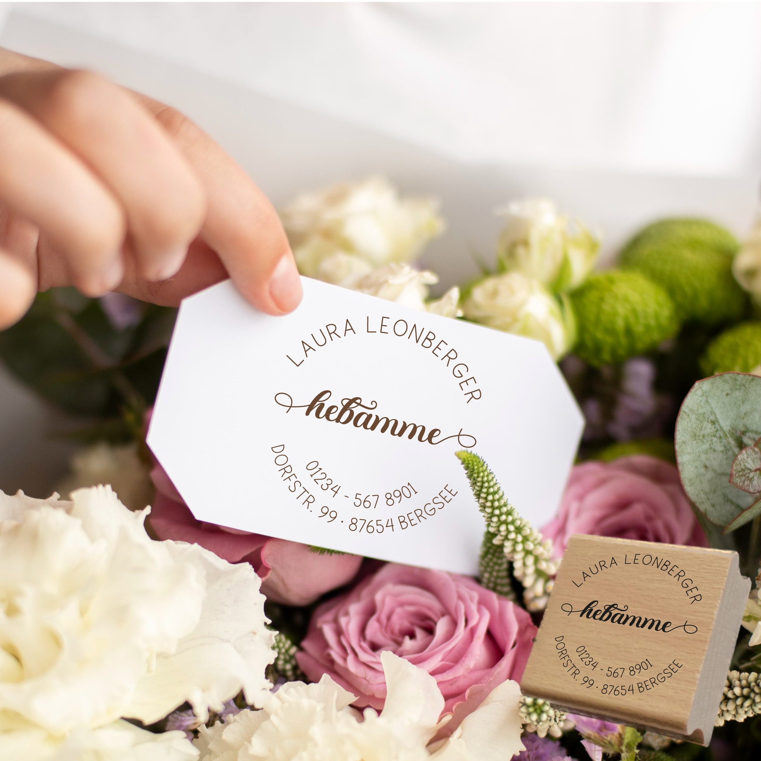 AdressSTEMPEL für Hebammen und Geburtshelfer 