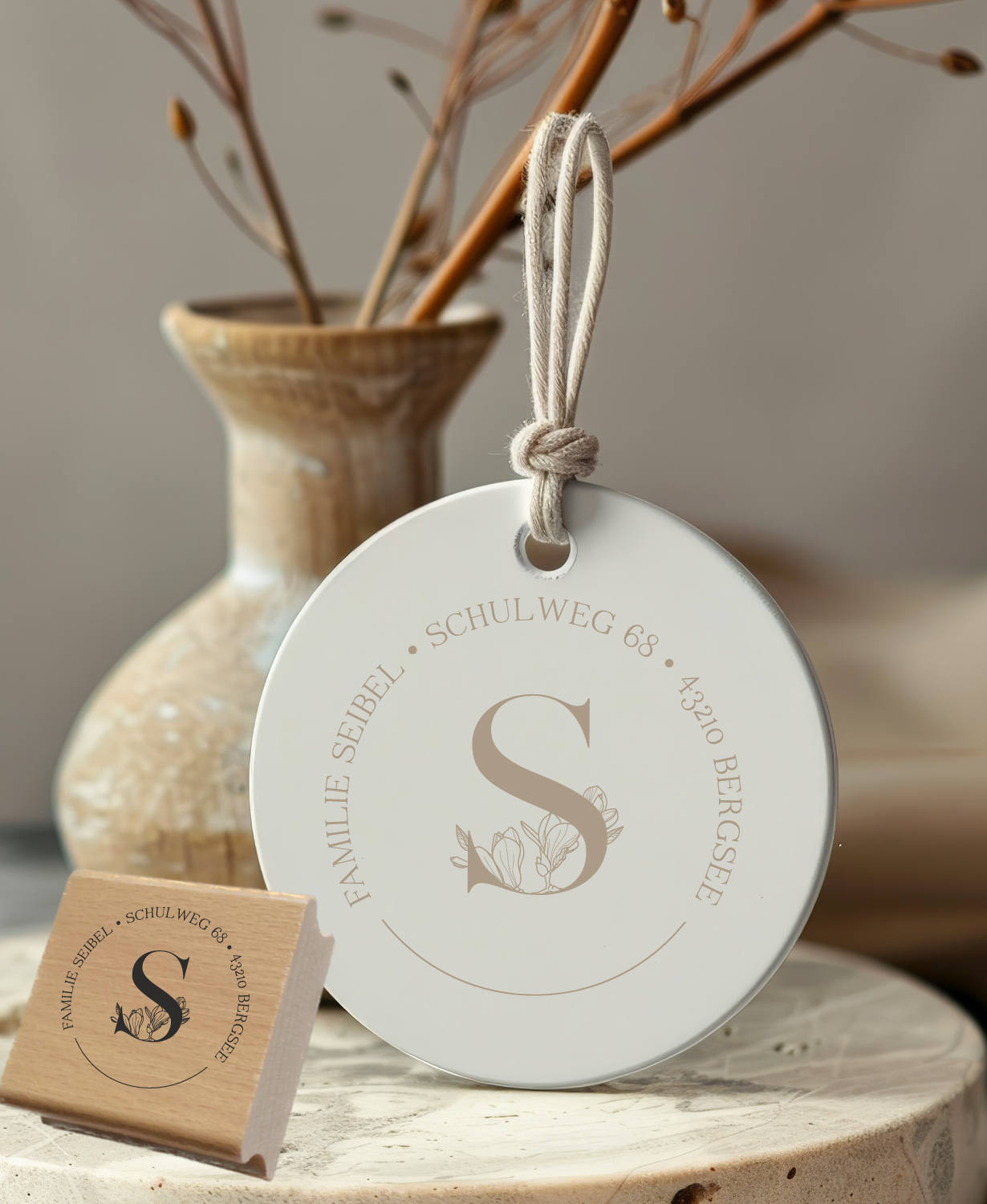 Personalisierter Adresstempel "Seibel" | 4–10 cm 