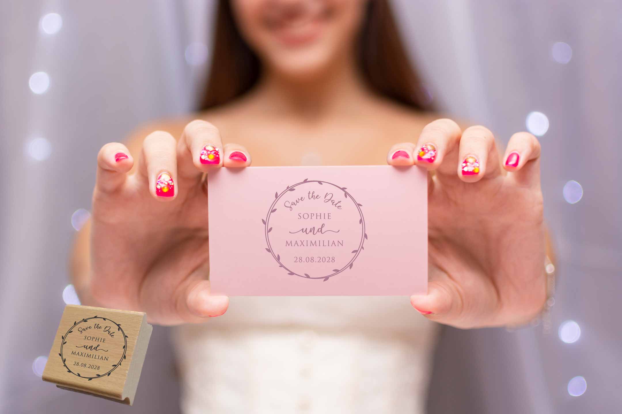 Personalisierter Hochzeits-STEMPEL "Sophie"