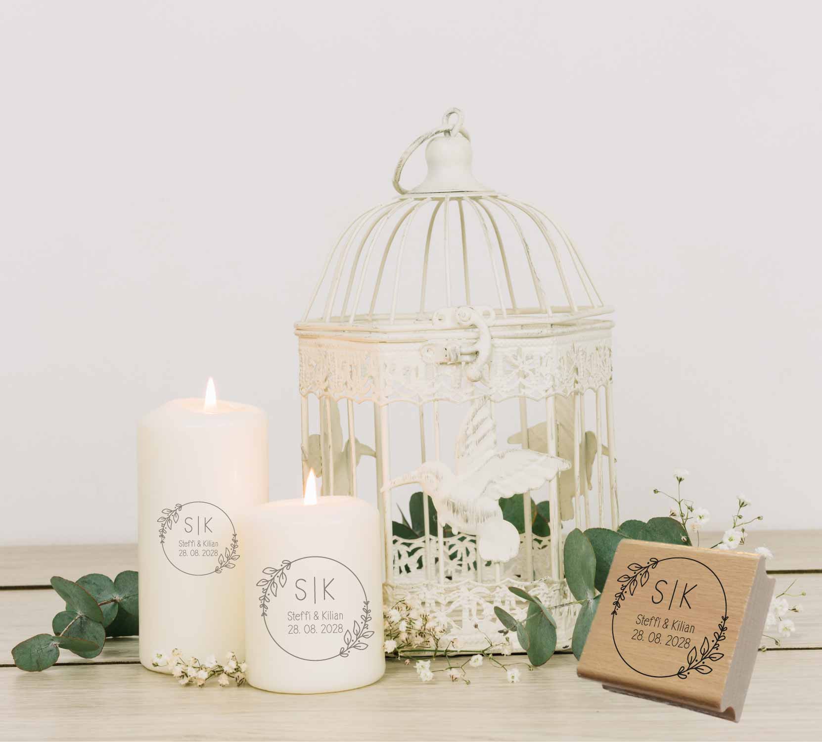 Personalisierter Hochzeits-STEMPEL "Steffi"